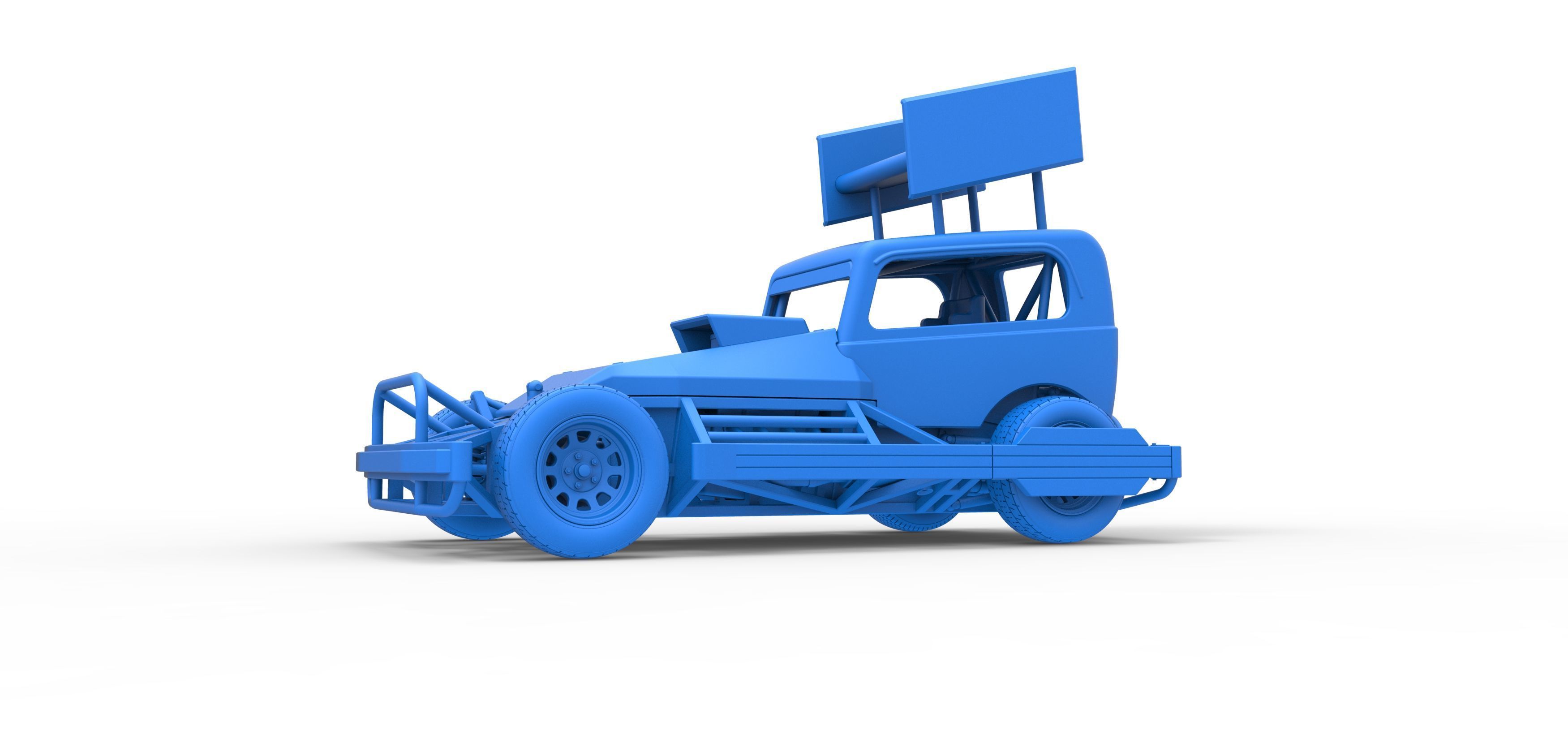 New Zealand Superstock car Scale 1 to 25 3D print model_29