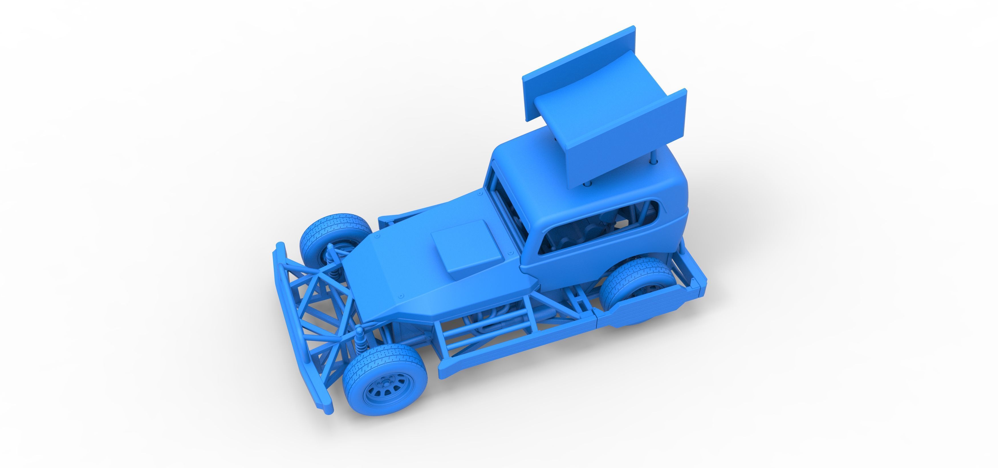 New Zealand Superstock car Scale 1 to 25 3D print model_31