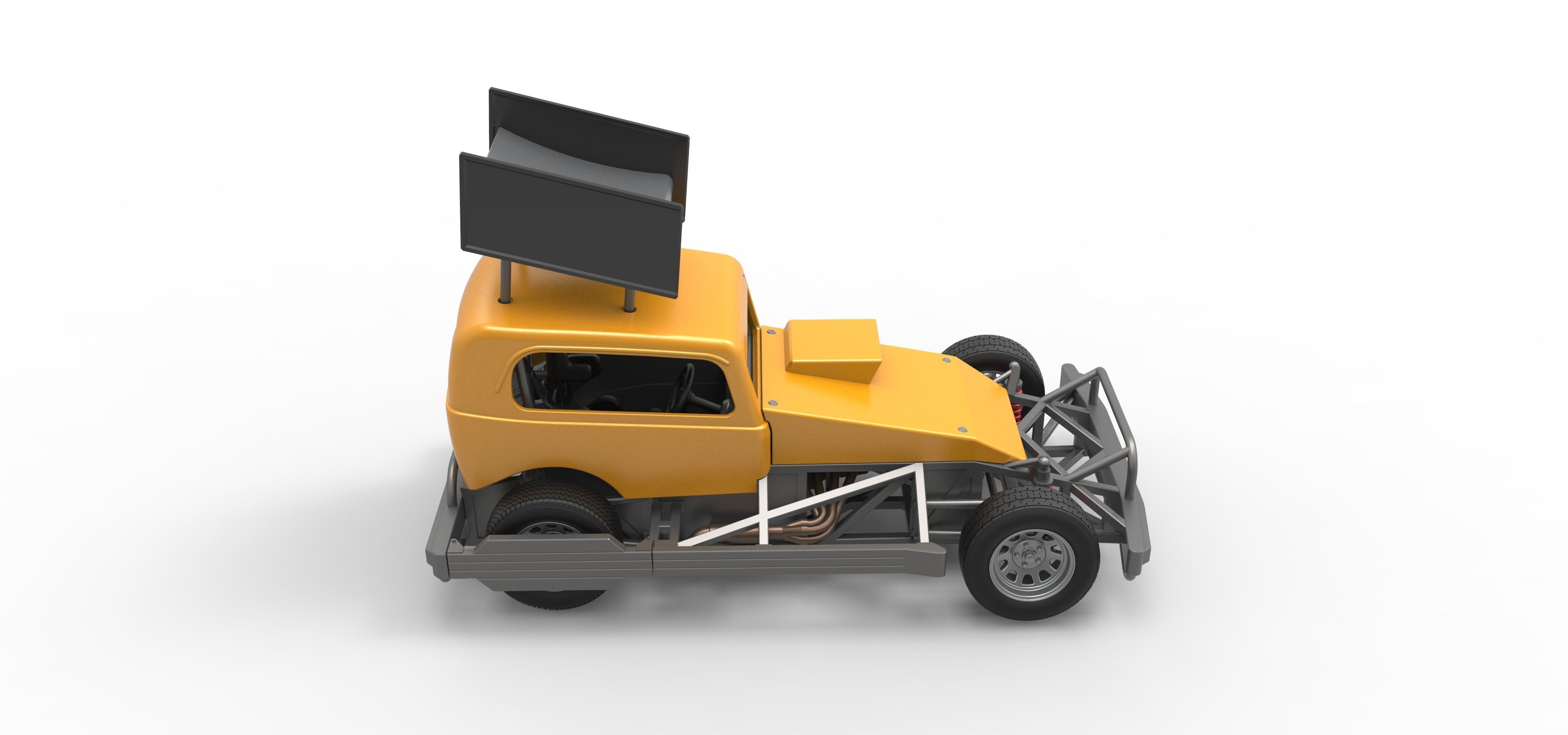 New Zealand Superstock car Scale 1 to 25 3D print model_23