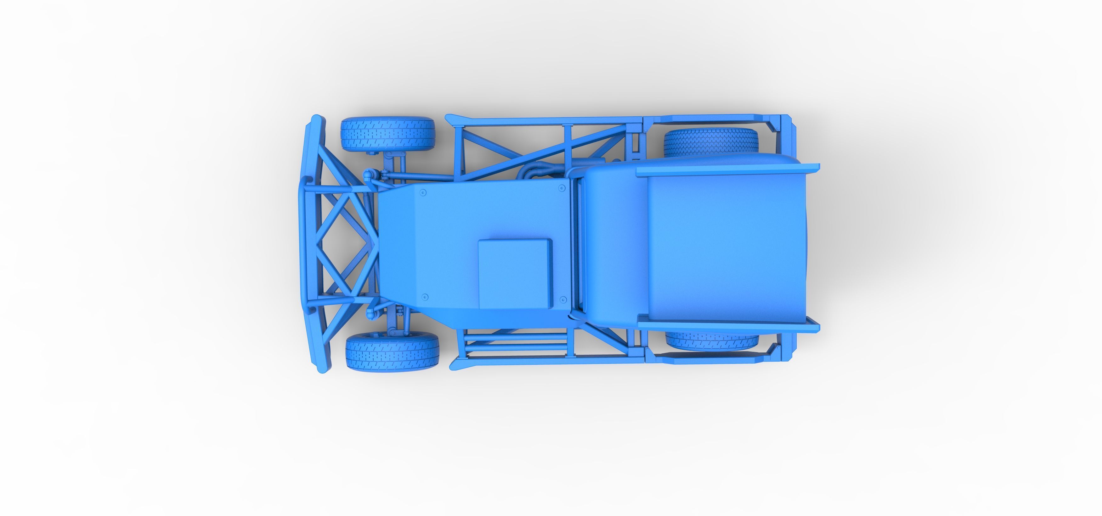 New Zealand Superstock car Scale 1 to 25 3D print model_38