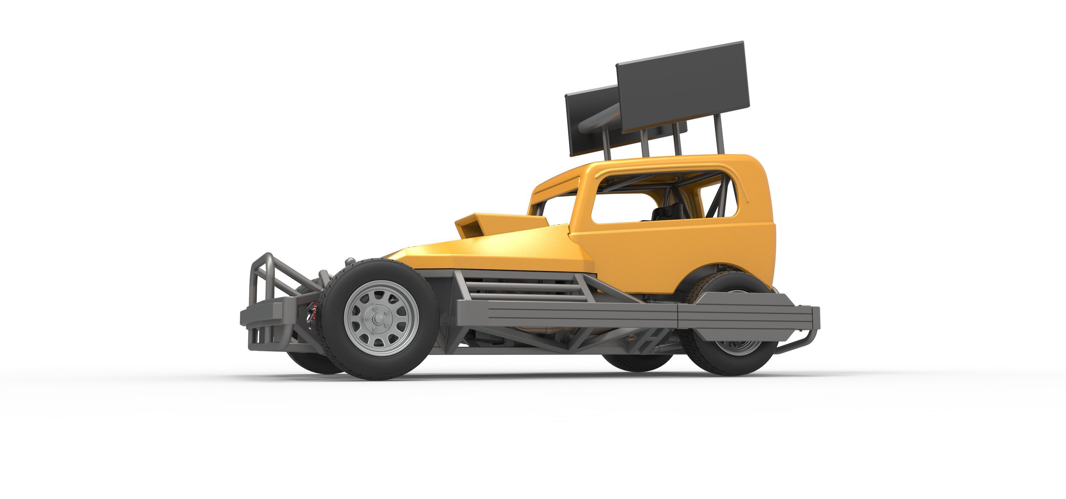 New Zealand Superstock car Scale 1 to 25 3D print model_2