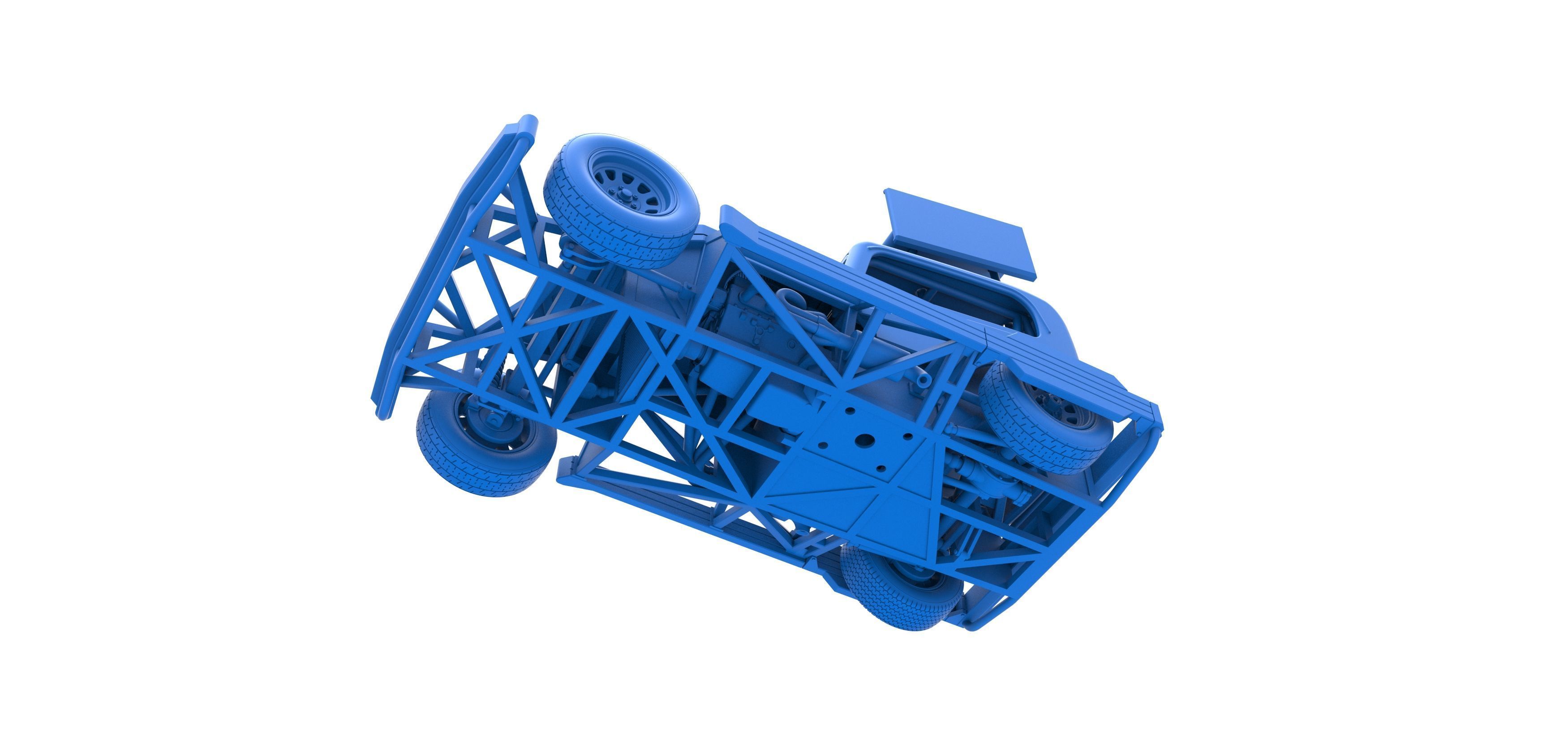 New Zealand Superstock car Scale 1 to 25 3D print model_30