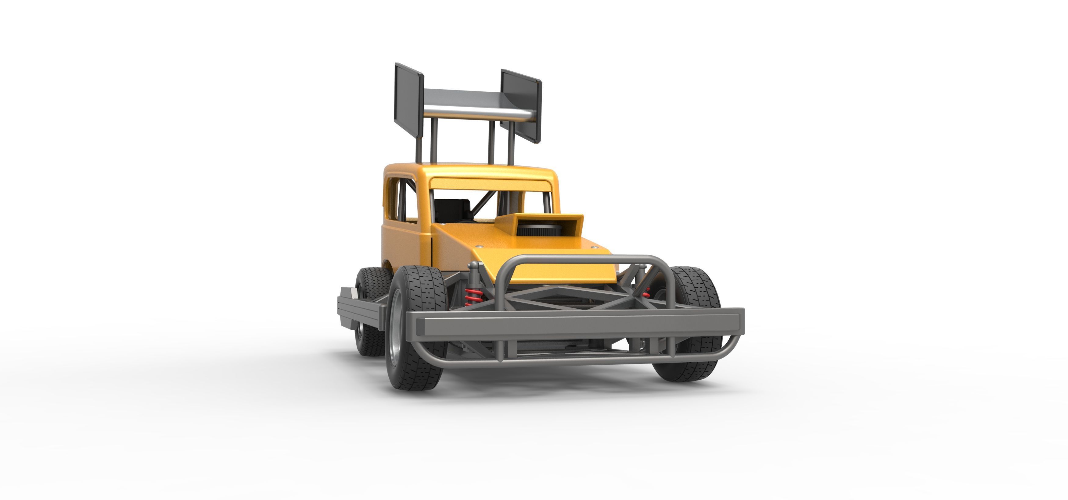 New Zealand Superstock car Scale 1 to 25 3D print model_27