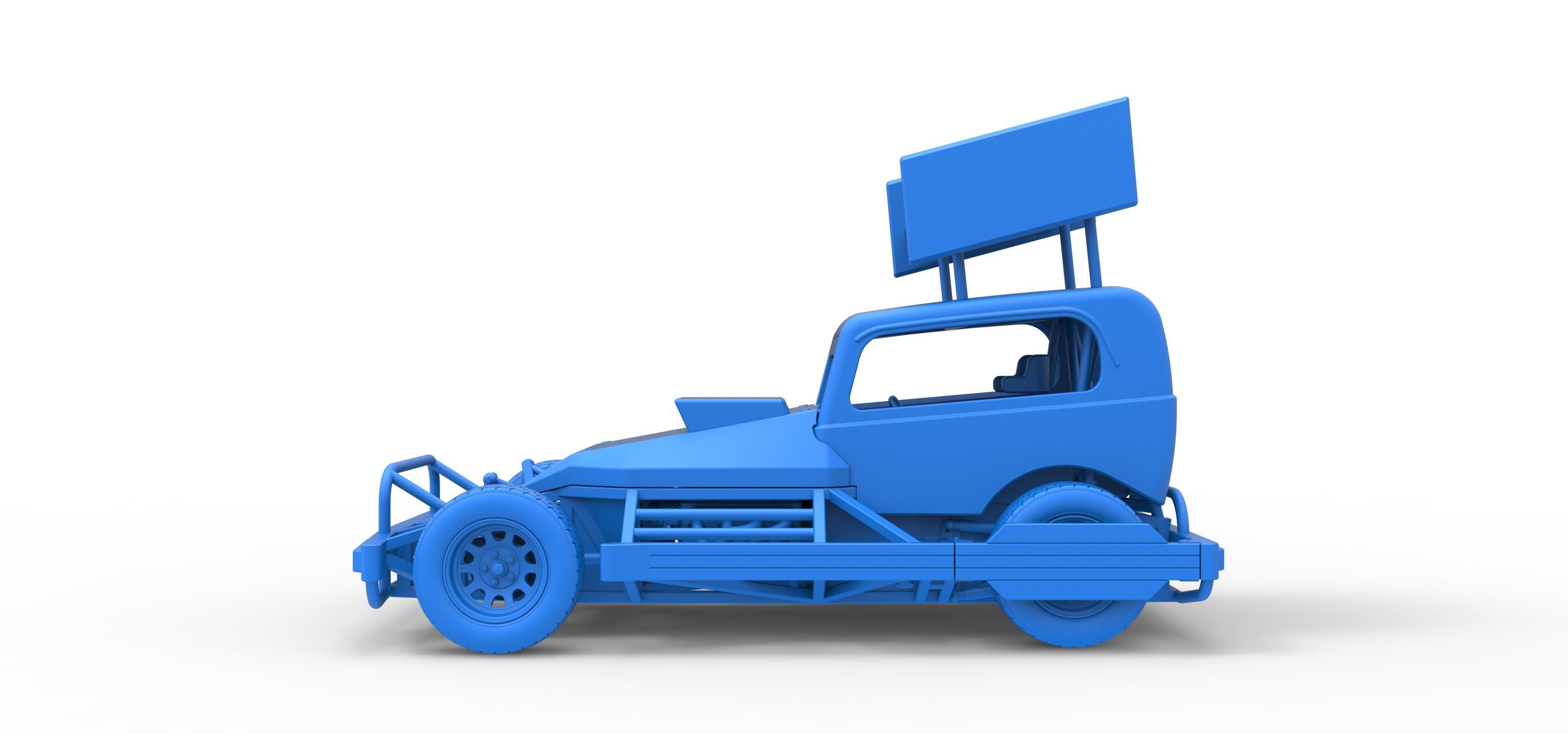 New Zealand Superstock car Scale 1 to 25 3D print model_36