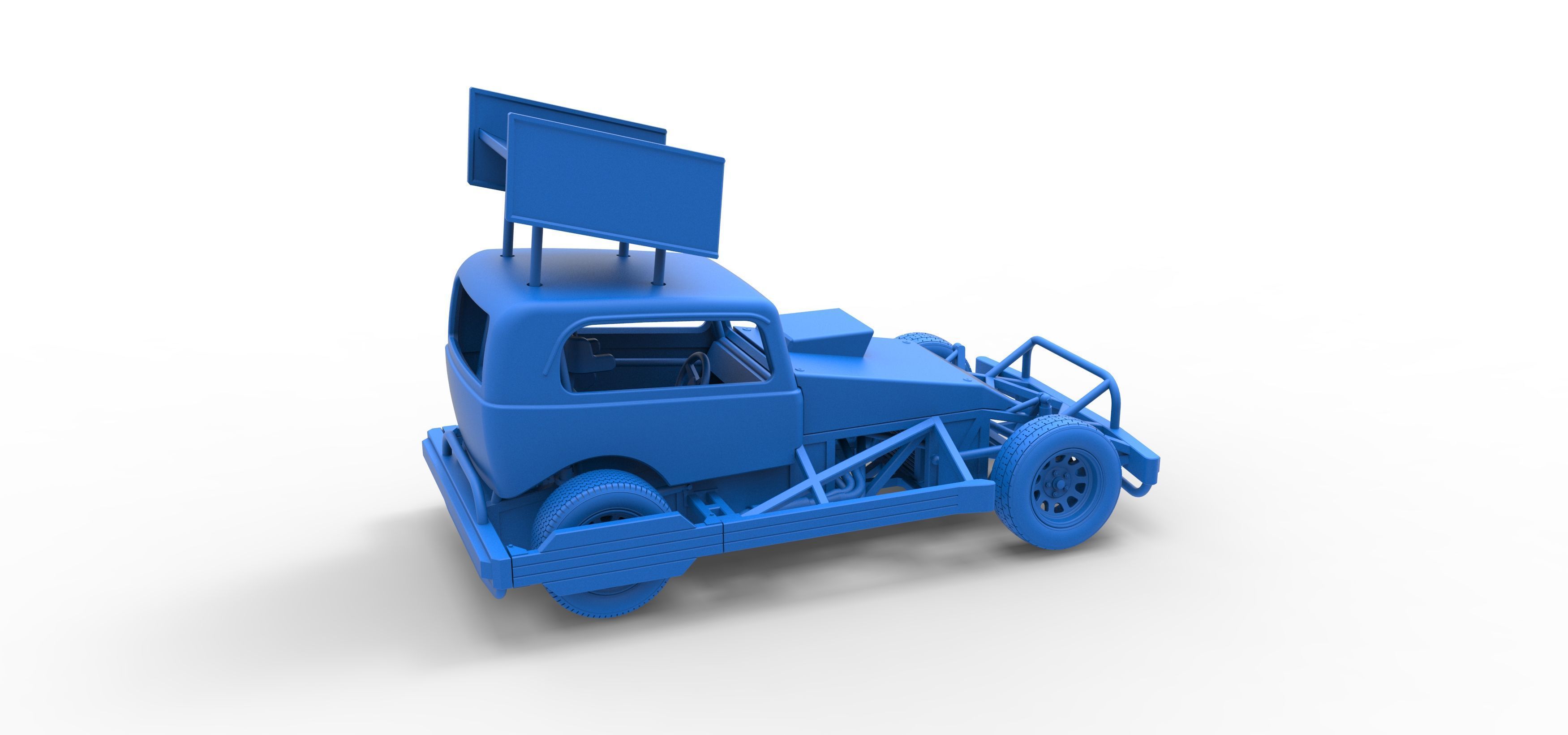 New Zealand Superstock car Scale 1 to 25 3D print model_47