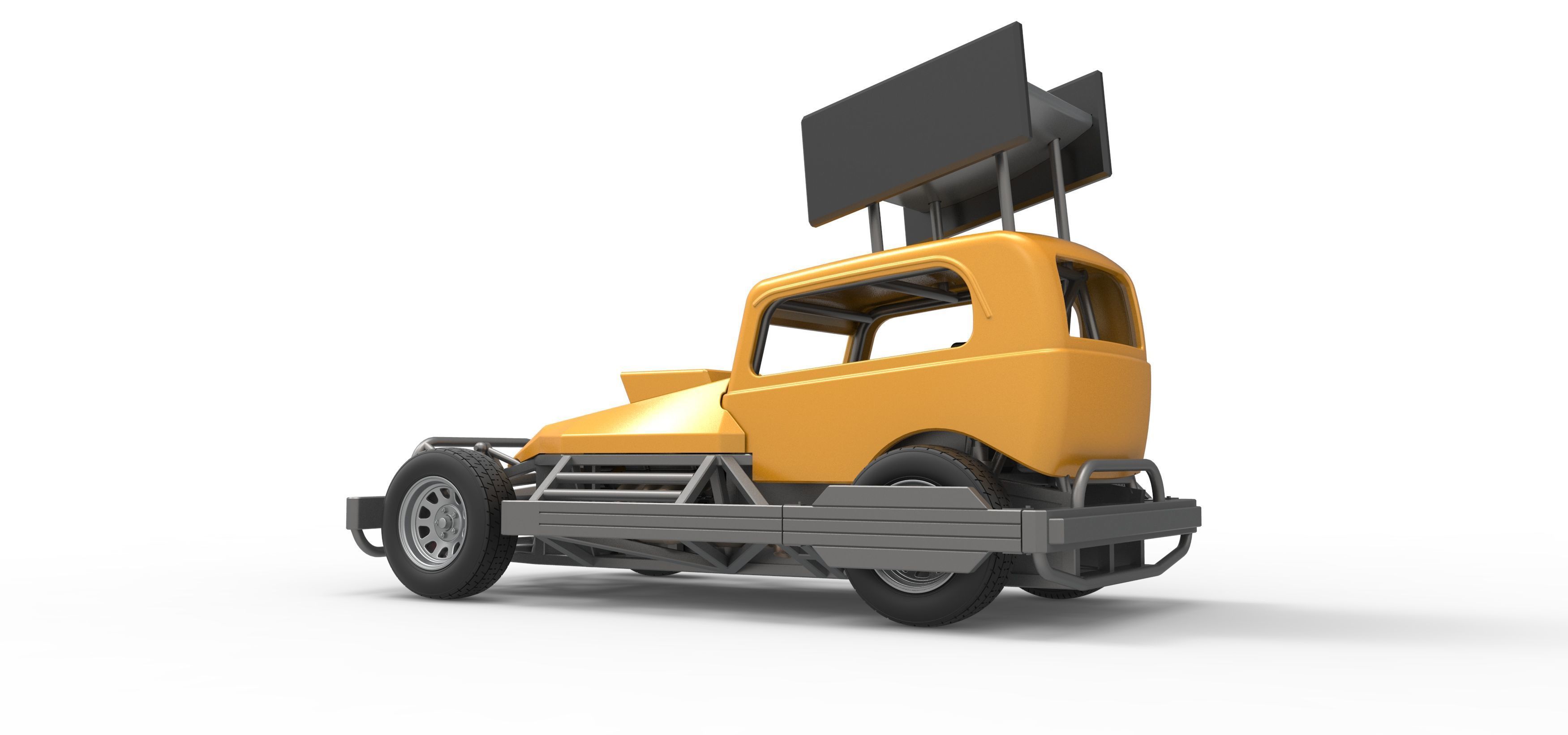 New Zealand Superstock car Scale 1 to 25 3D print model_13