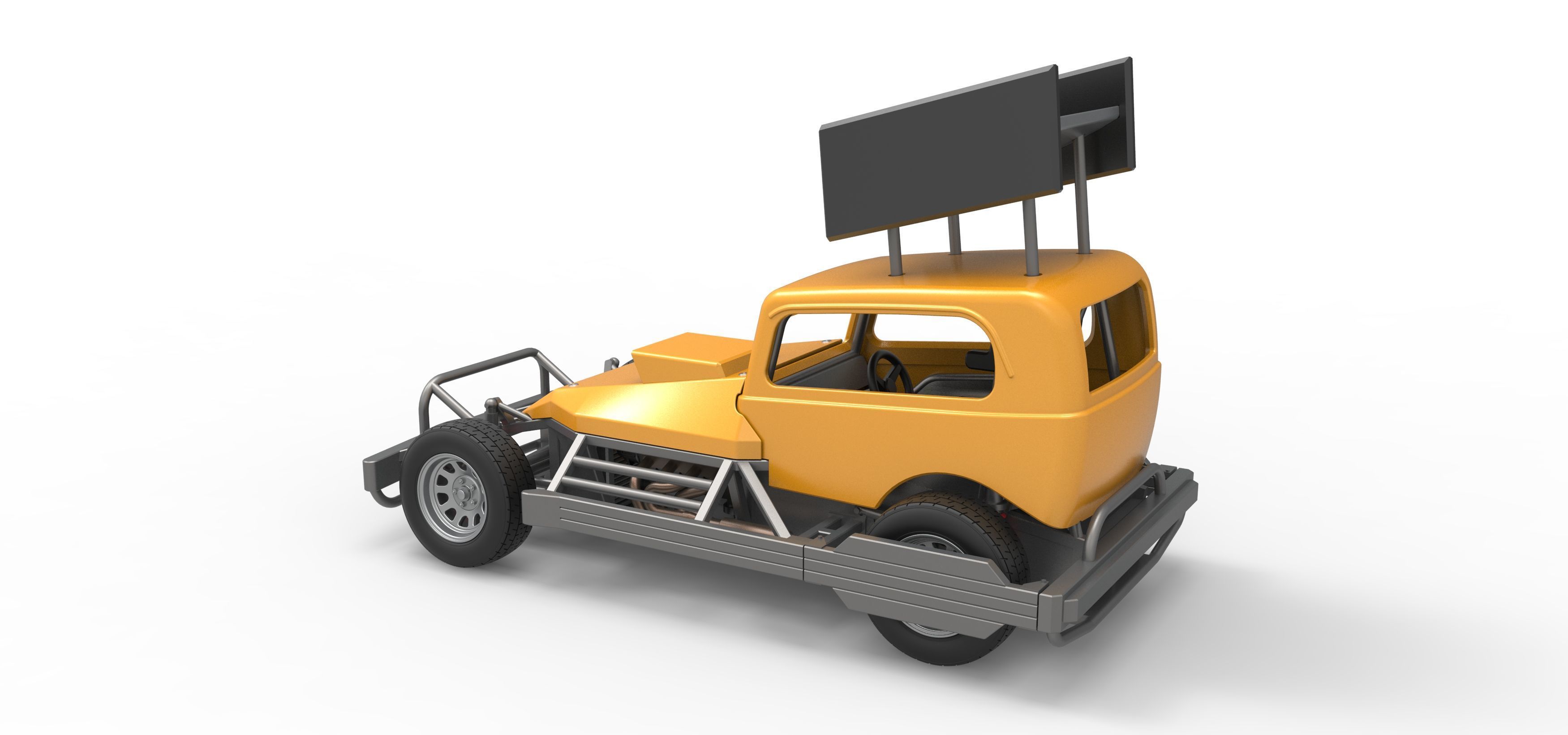 New Zealand Superstock car Scale 1 to 25 3D print model_12