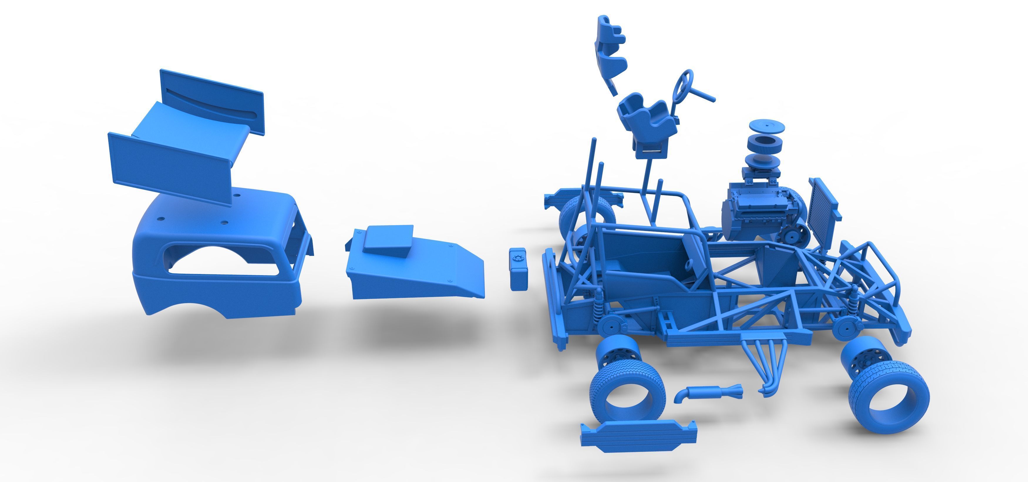 New Zealand Superstock car Scale 1 to 25 3D print model_65