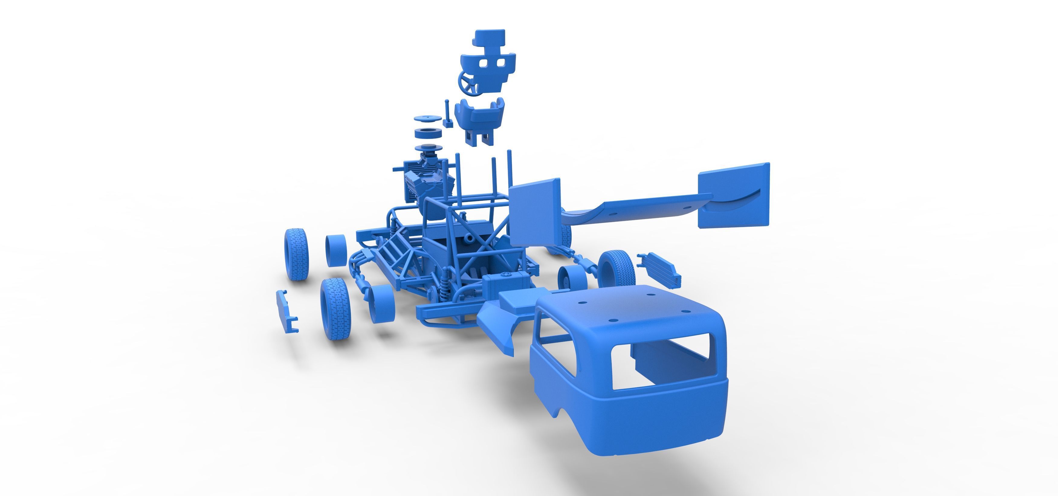 New Zealand Superstock car Scale 1 to 25 3D print model_62