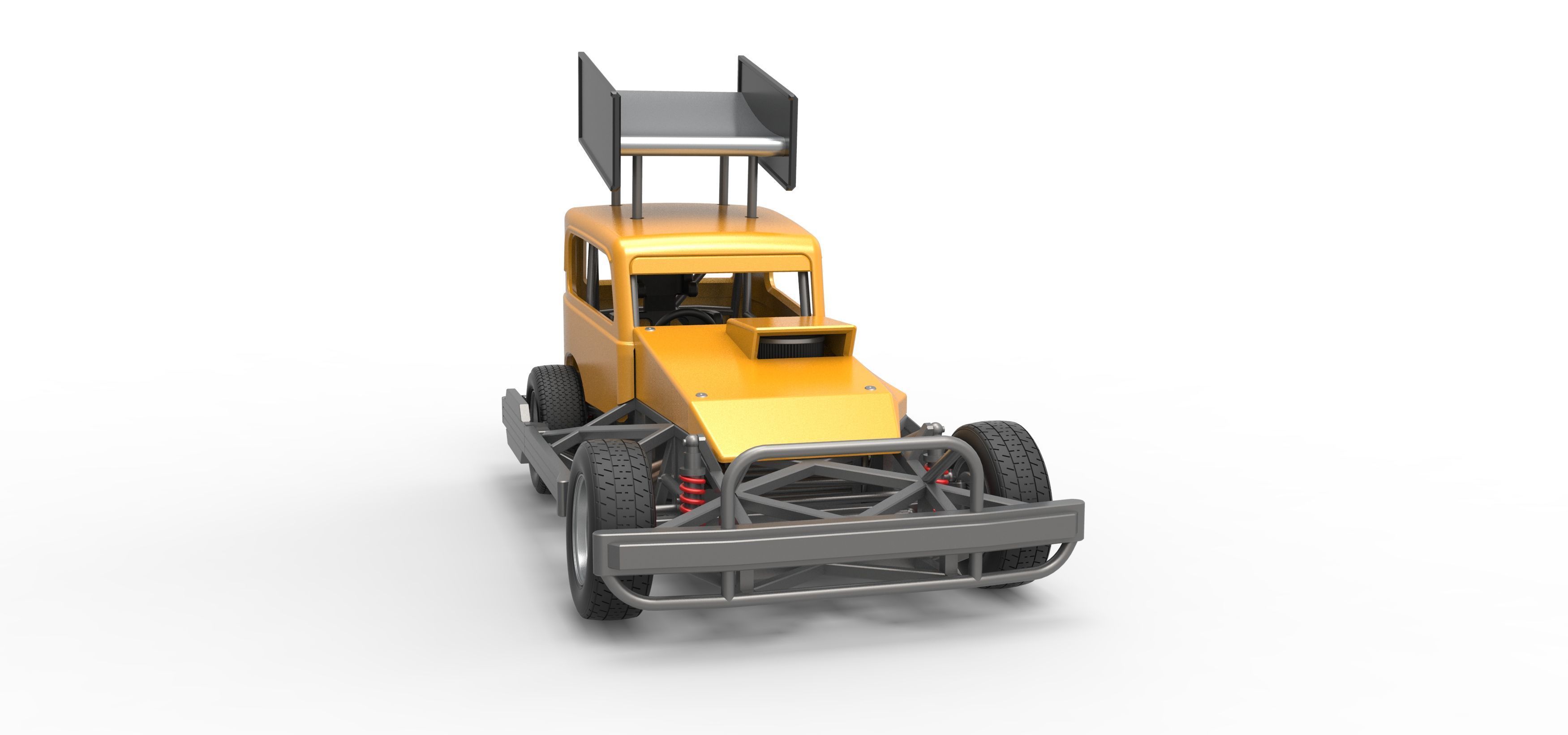 New Zealand Superstock car Scale 1 to 25 3D print model_26