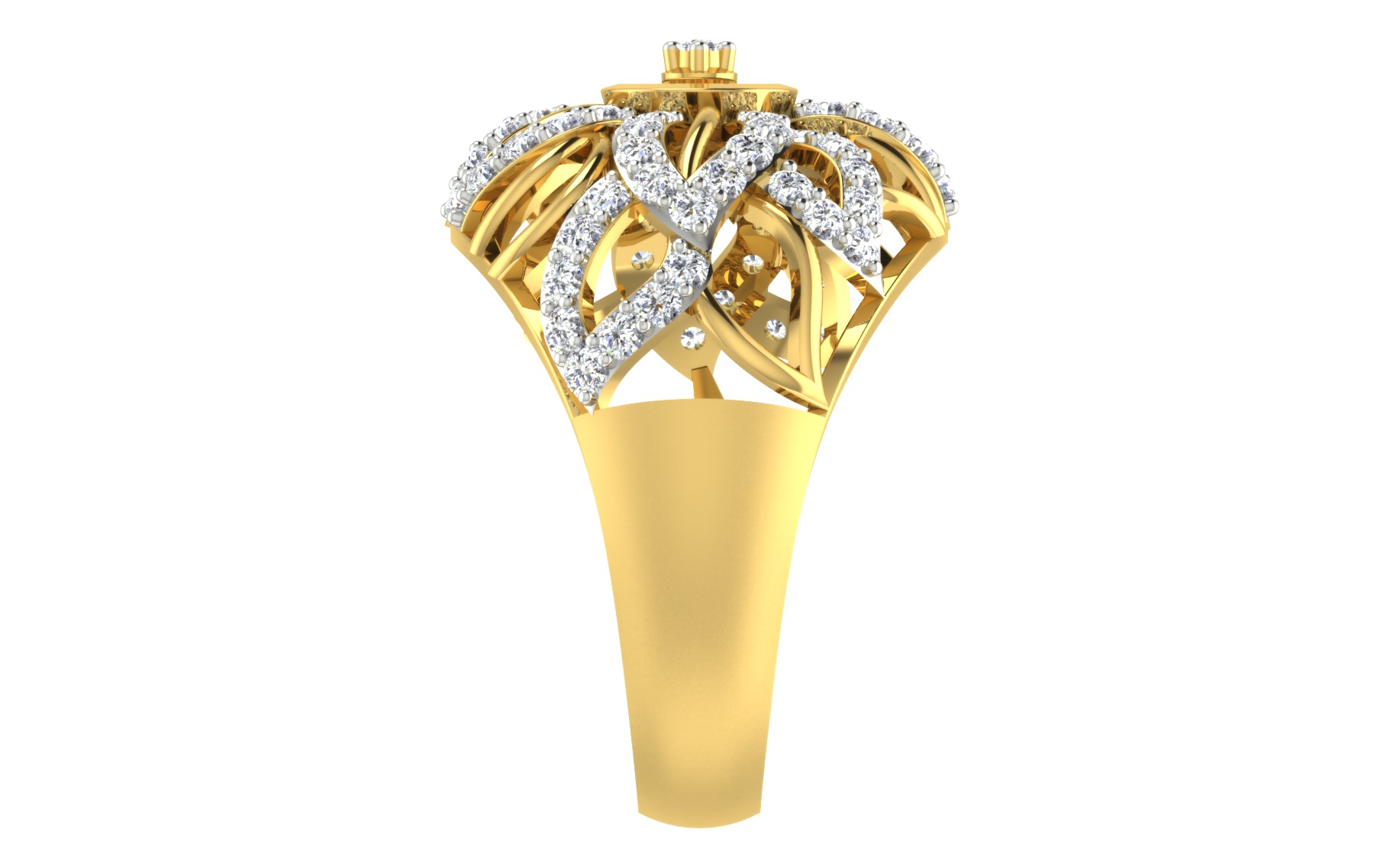 Women Ring  Render 3dm STL OBJ FBX Details 3D print model_5