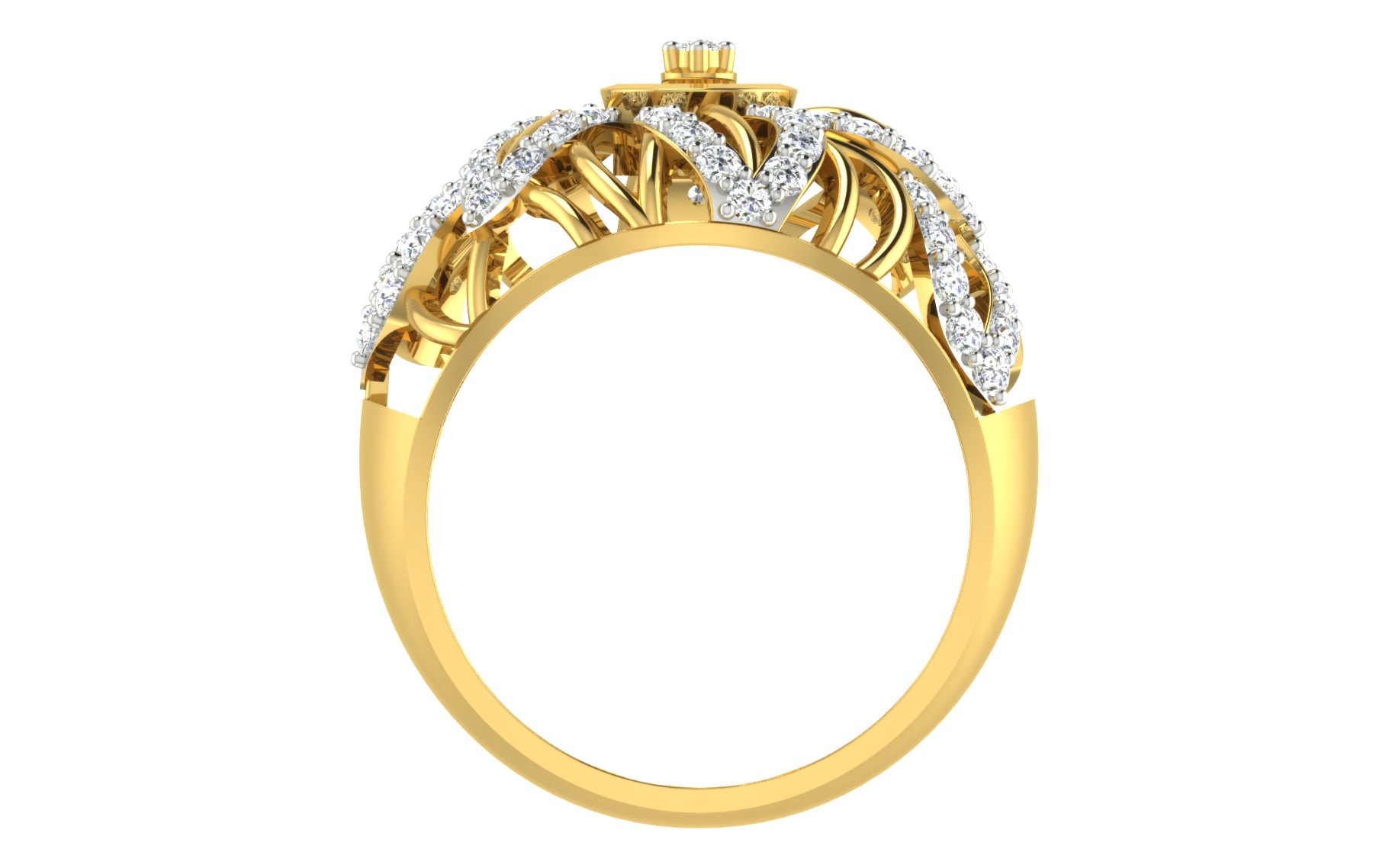 Women Ring  Render 3dm STL OBJ FBX Details 3D print model_3