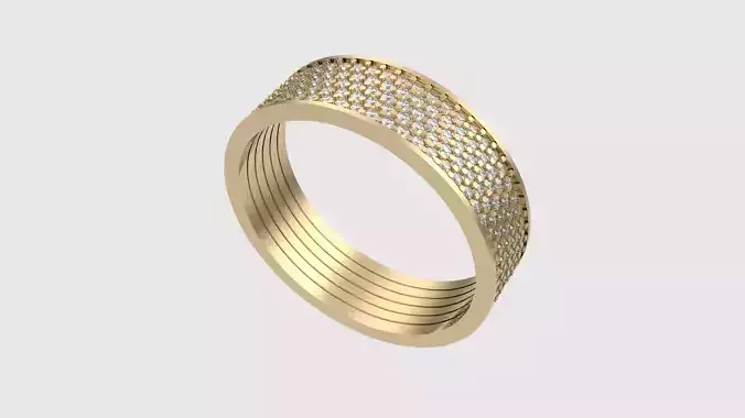 Radiant Multilayer Pave Band JDBCo