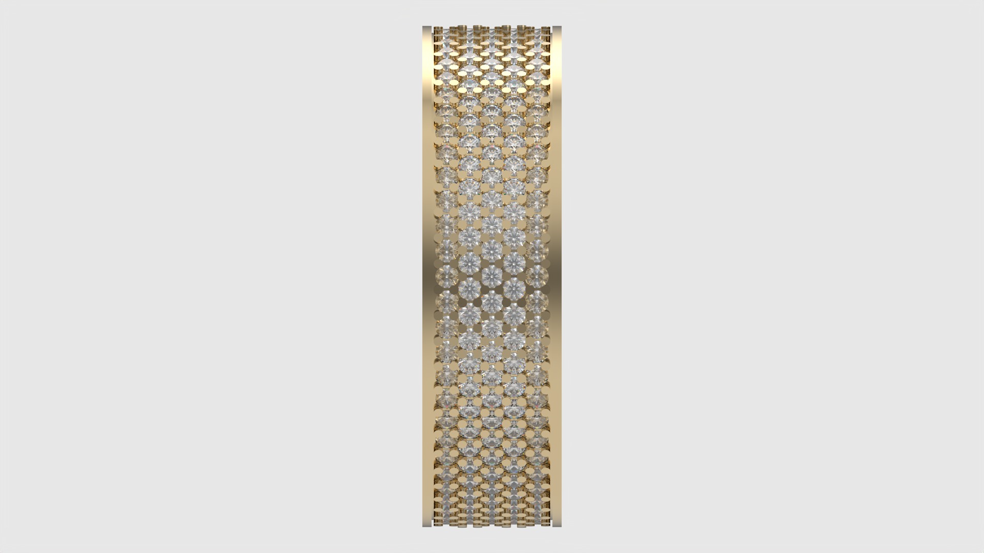Radiant Multilayer Pave Band JDBCo 3D print model_5