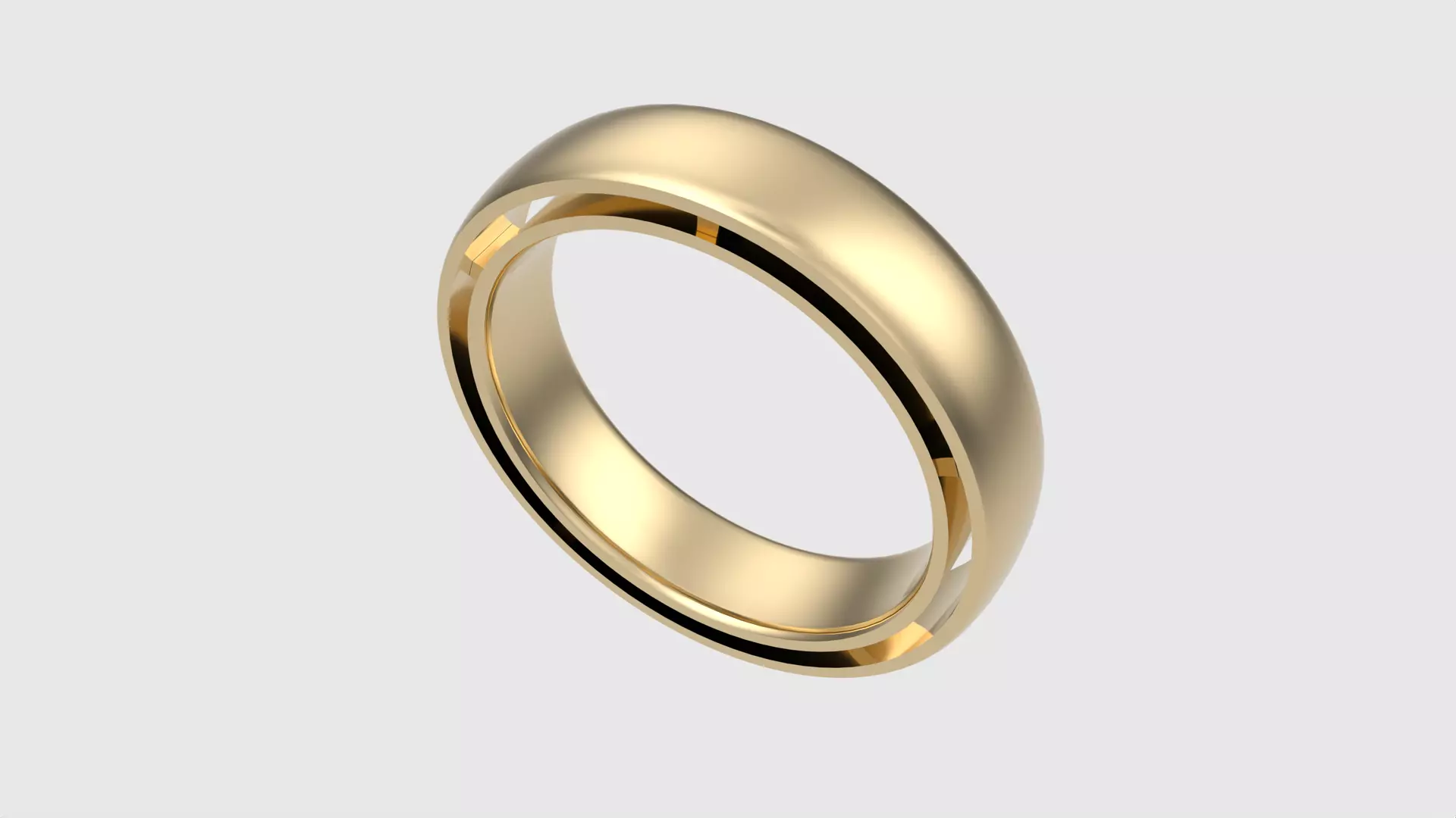 Sleek Timeless Classic Band Ring JDBCo 3D print model