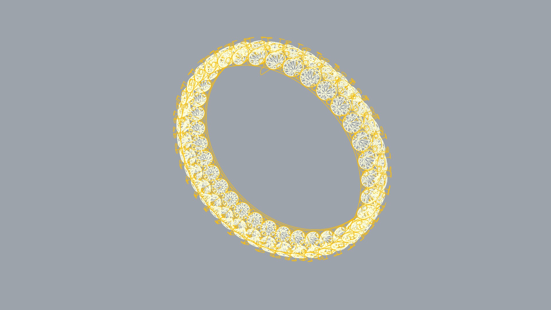 Radiant Triple Row Band JDBCo 3D print model_8