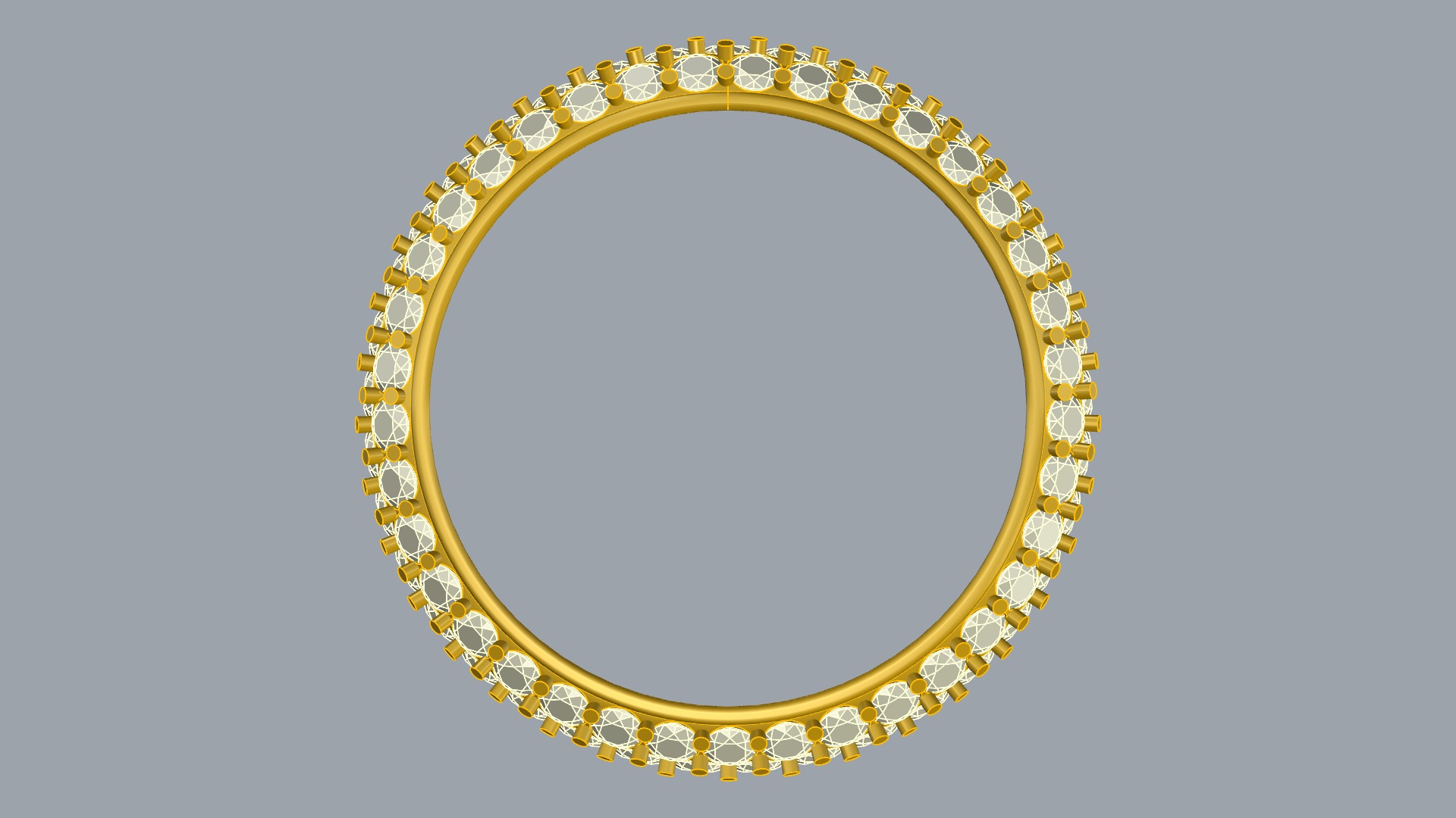 Radiant Triple Row Band JDBCo 3D print model_9