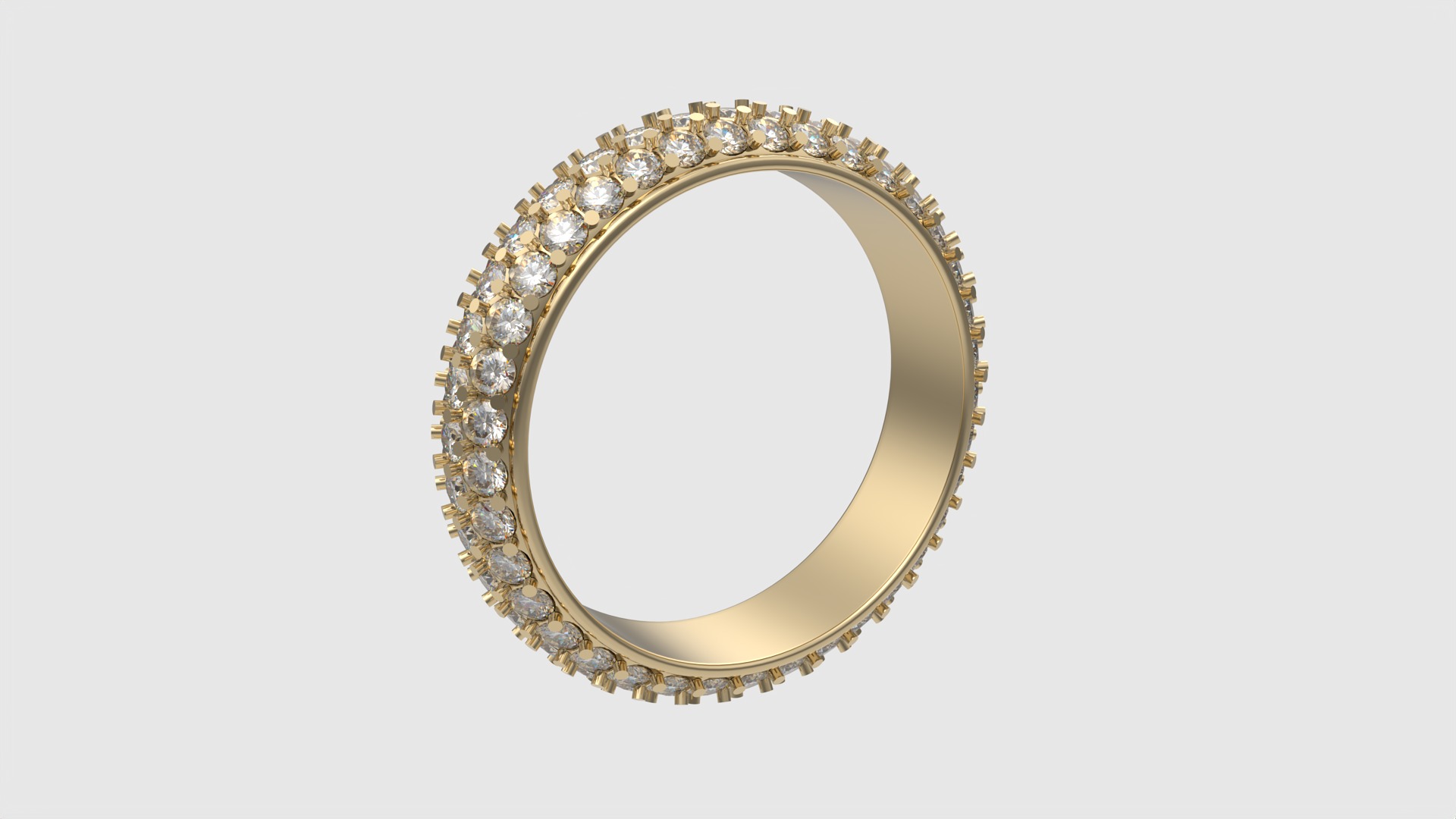 Radiant Triple Row Band JDBCo 3D print model_3