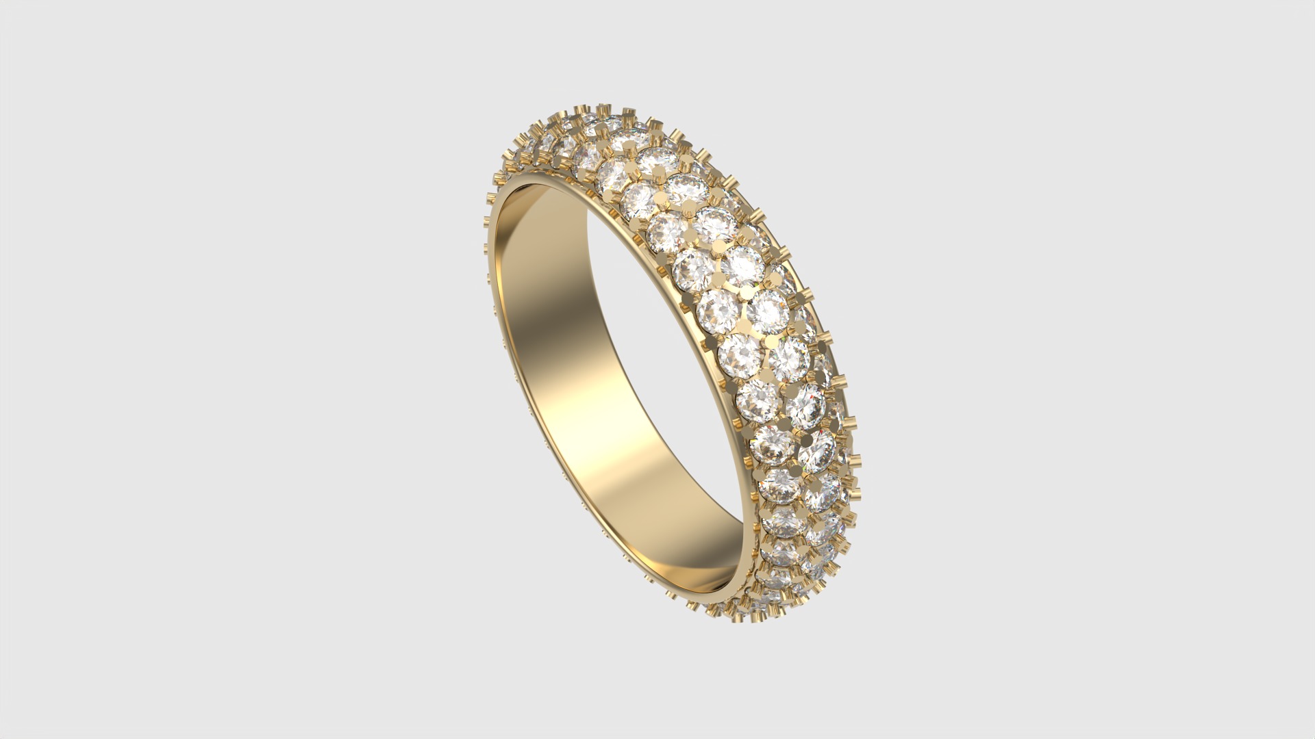 Radiant Triple Row Band JDBCo 3D print model_21