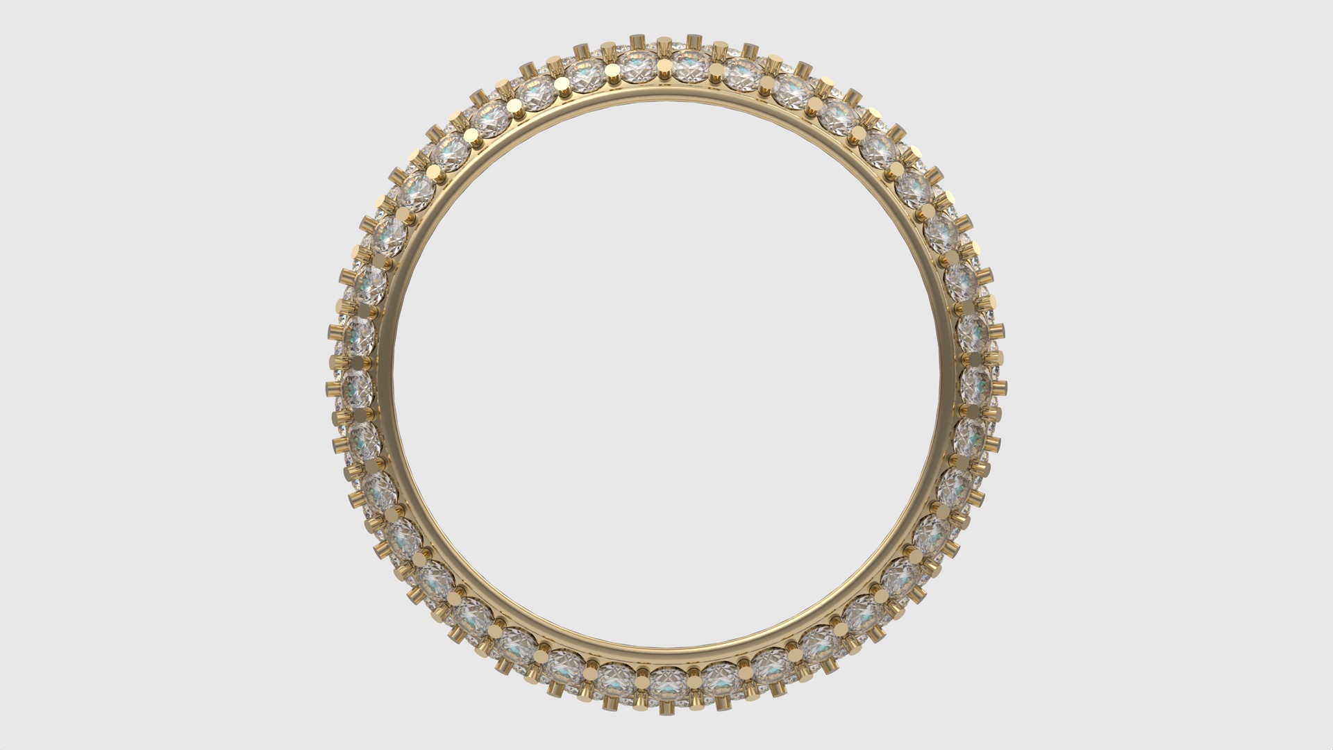 Radiant Triple Row Band JDBCo 3D print model_4