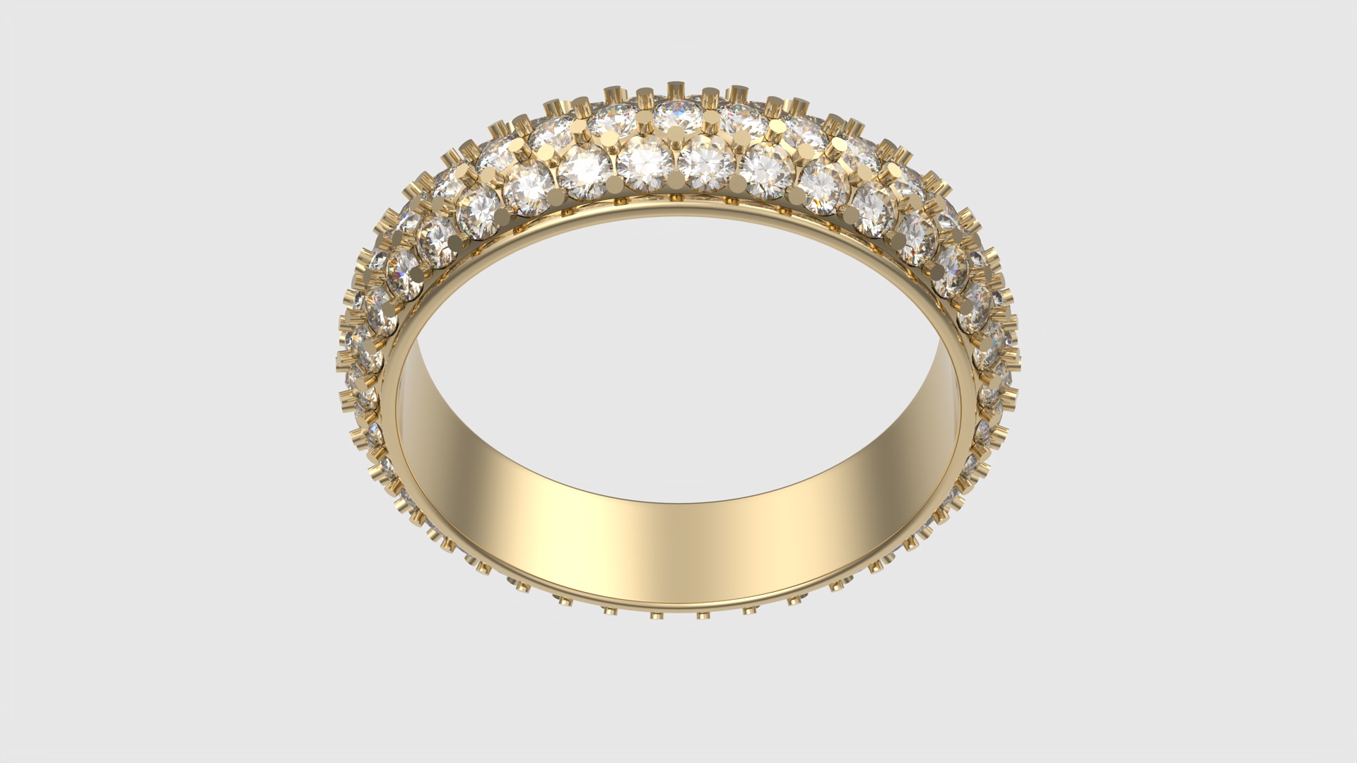 Radiant Triple Row Band JDBCo 3D print model_16