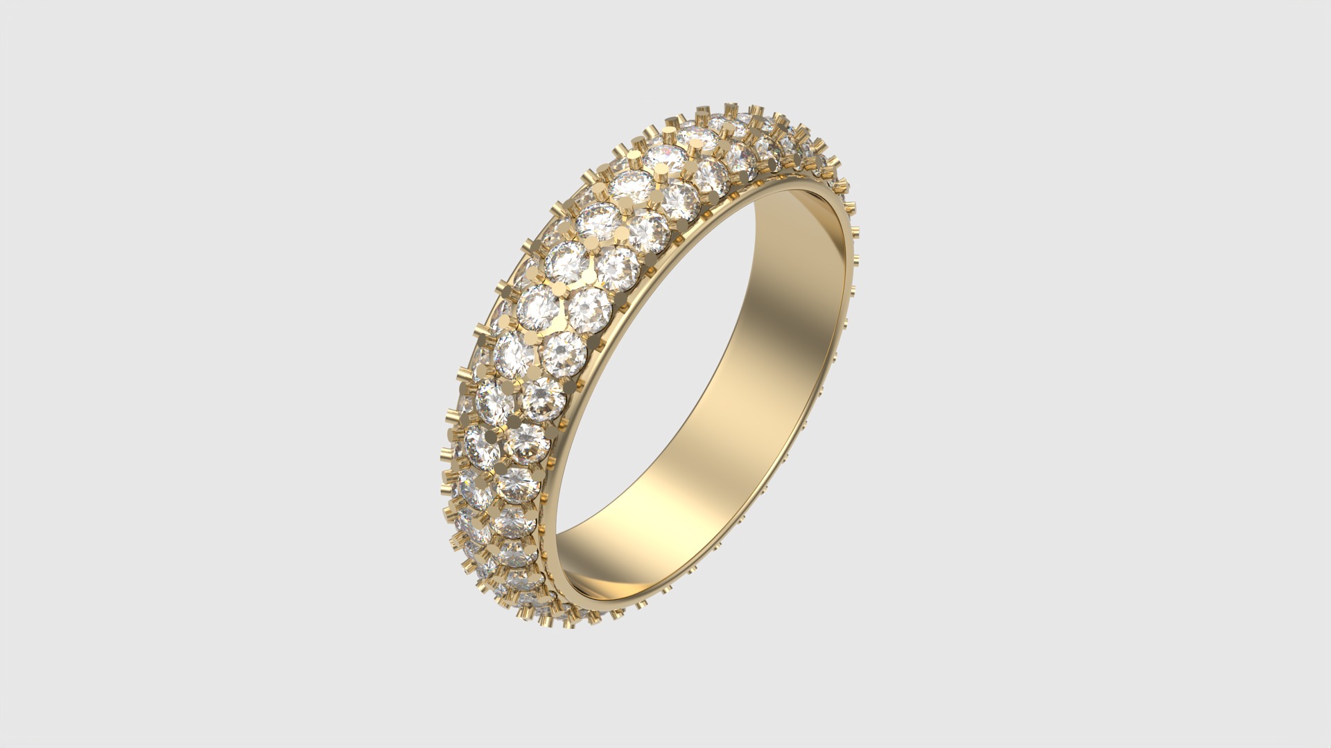 Radiant Triple Row Band JDBCo 3D print model_18