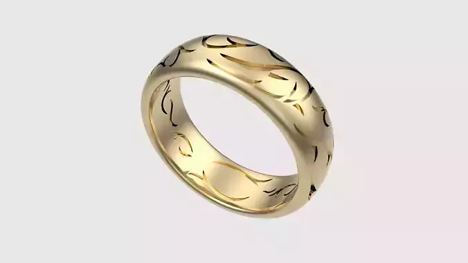 Intricate Spiral Band Ring JDBCo