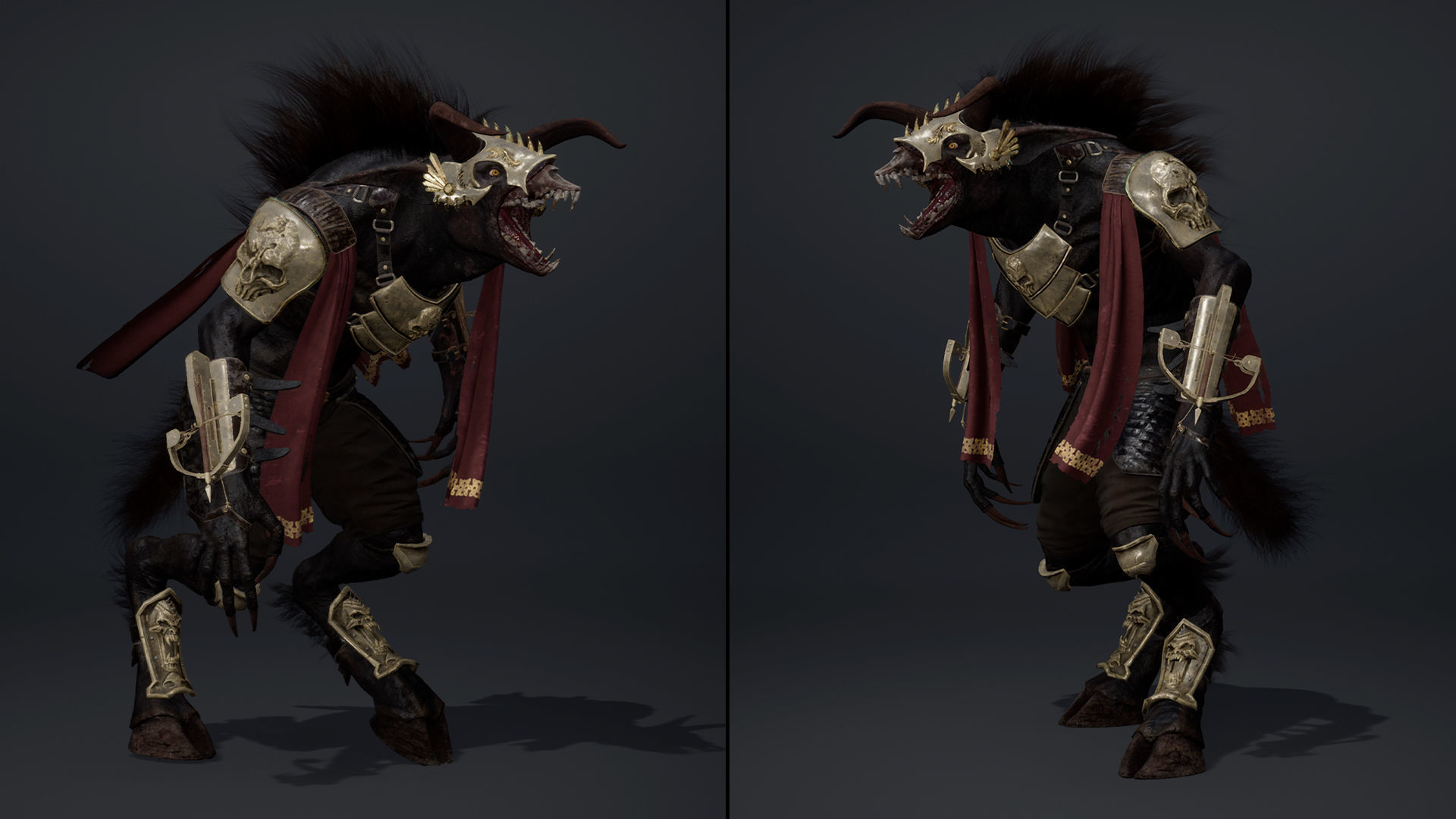 Shadow Spearman Arm2 Low-poly 3D model_23