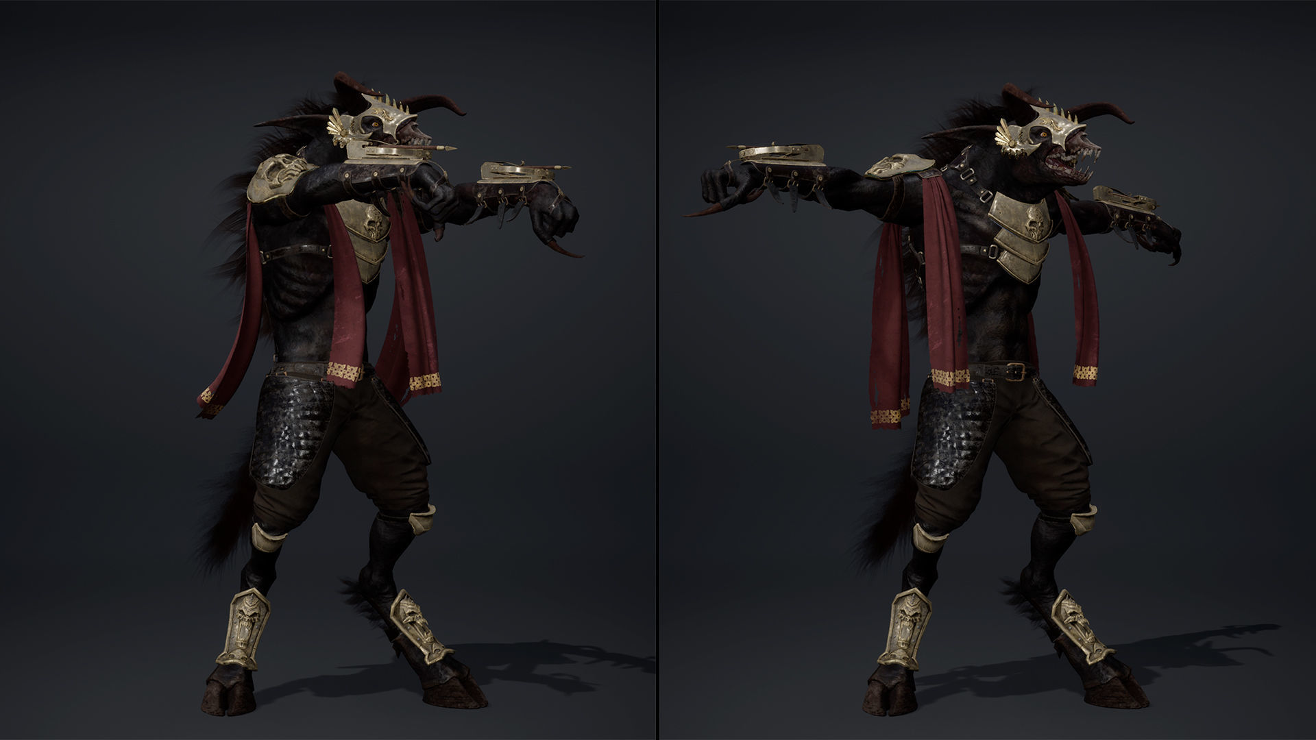 Shadow Spearman Arm2 Low-poly 3D model_9