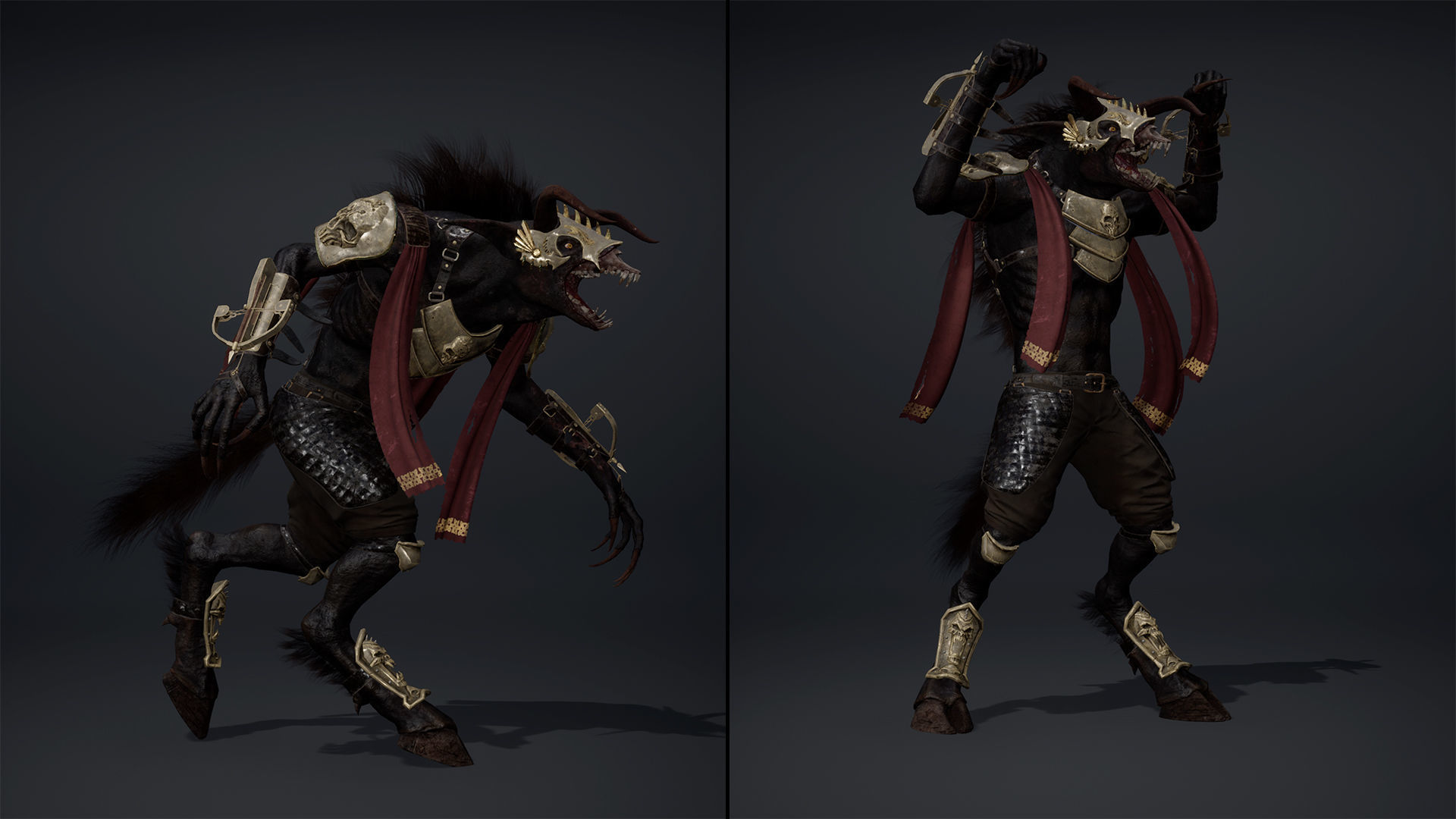 Shadow Spearman Arm2 Low-poly 3D model_26