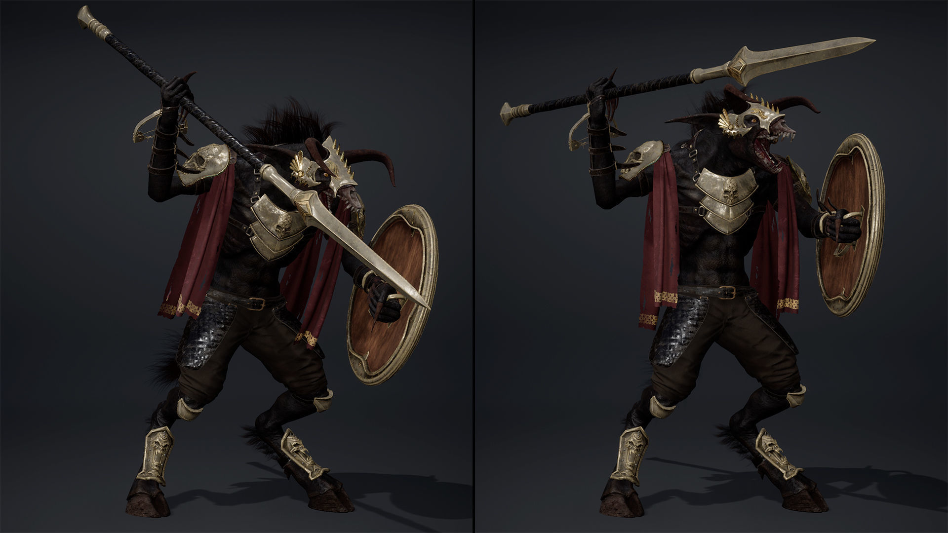 Shadow Spearman Arm2 Low-poly 3D model_6