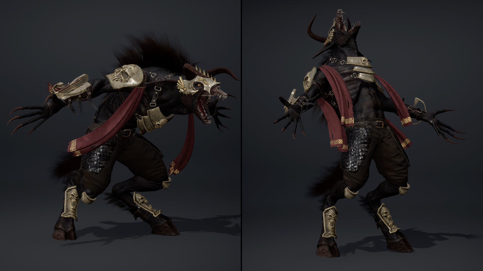 Shadow Spearman Arm2 Low-poly 3D model_24