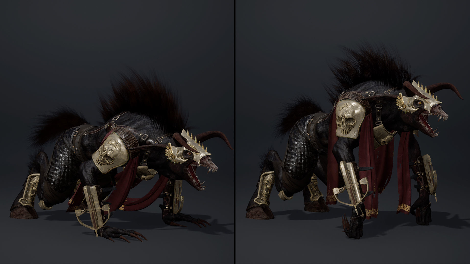 Shadow Spearman Arm2 Low-poly 3D model_16