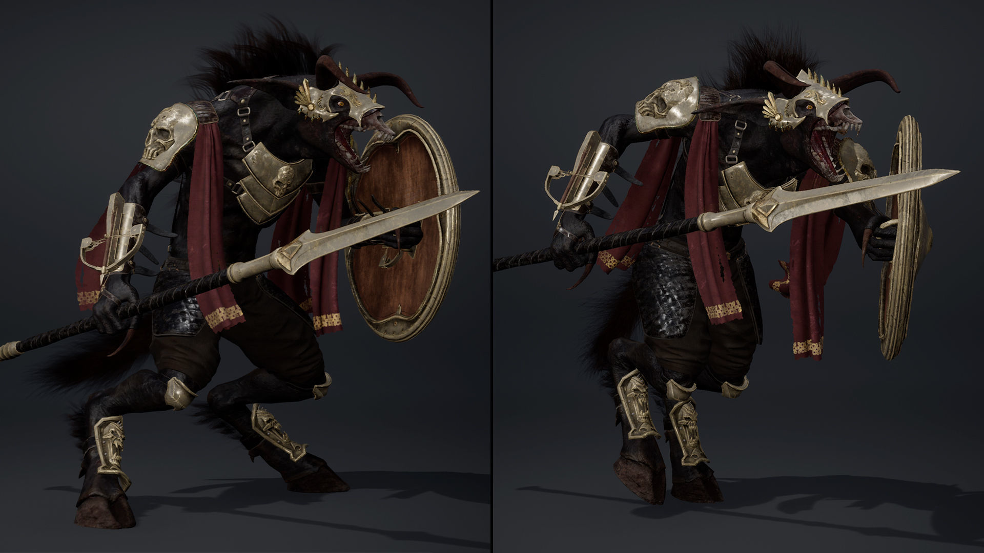 Shadow Spearman Arm2 Low-poly 3D model_12