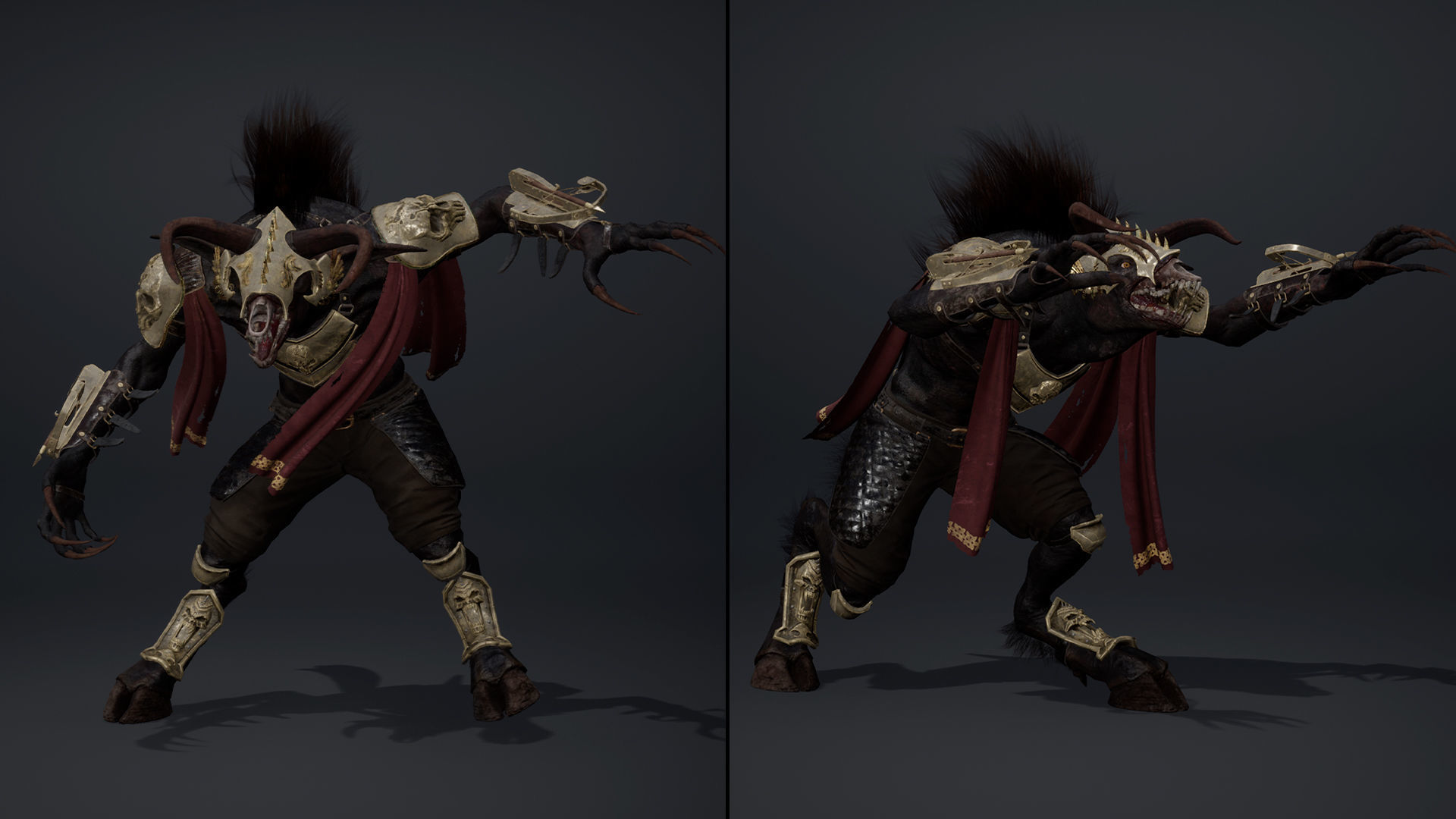 Shadow Spearman Arm2 Low-poly 3D model_21