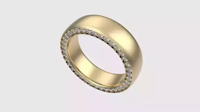 Dazzling Radiant Eternity Band Ring JDBCo