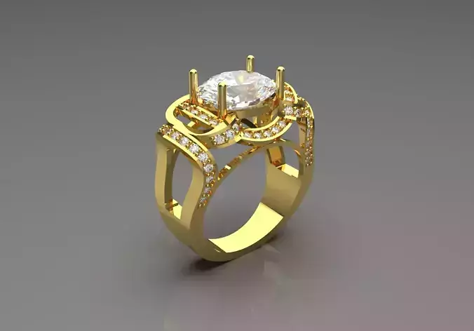 jewellery ring jr00095 3D print model