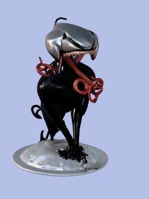 Venom like Alien 3D model_1