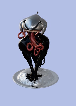 Venom like Alien 3D model_2