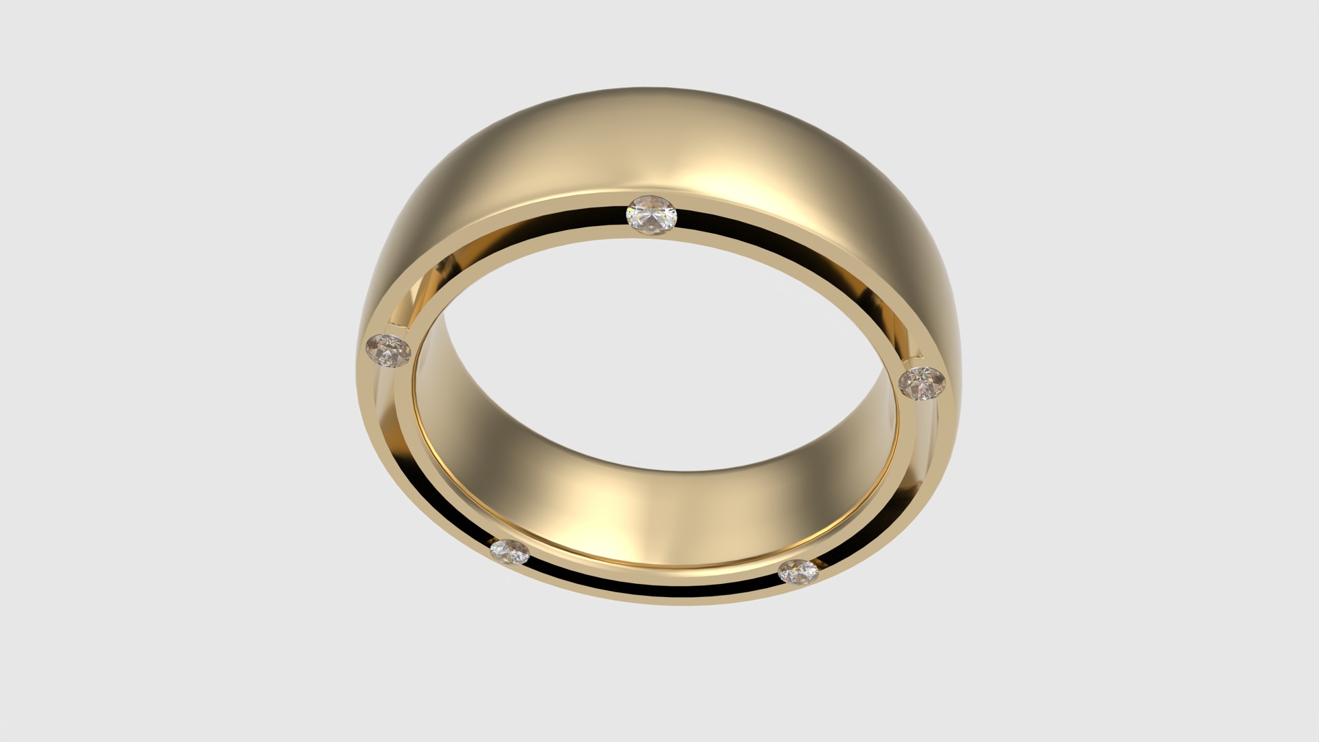 Modern Inlay Stone Band JDBCo 3D print model_23