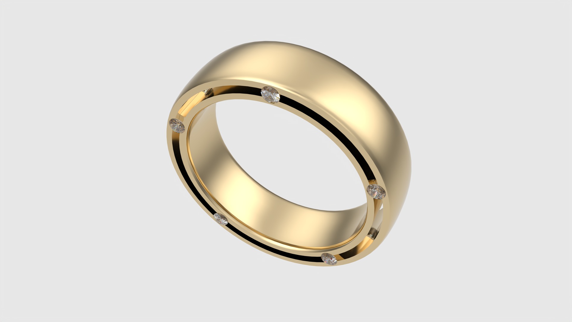Modern Inlay Stone Band JDBCo 3D print model_15
