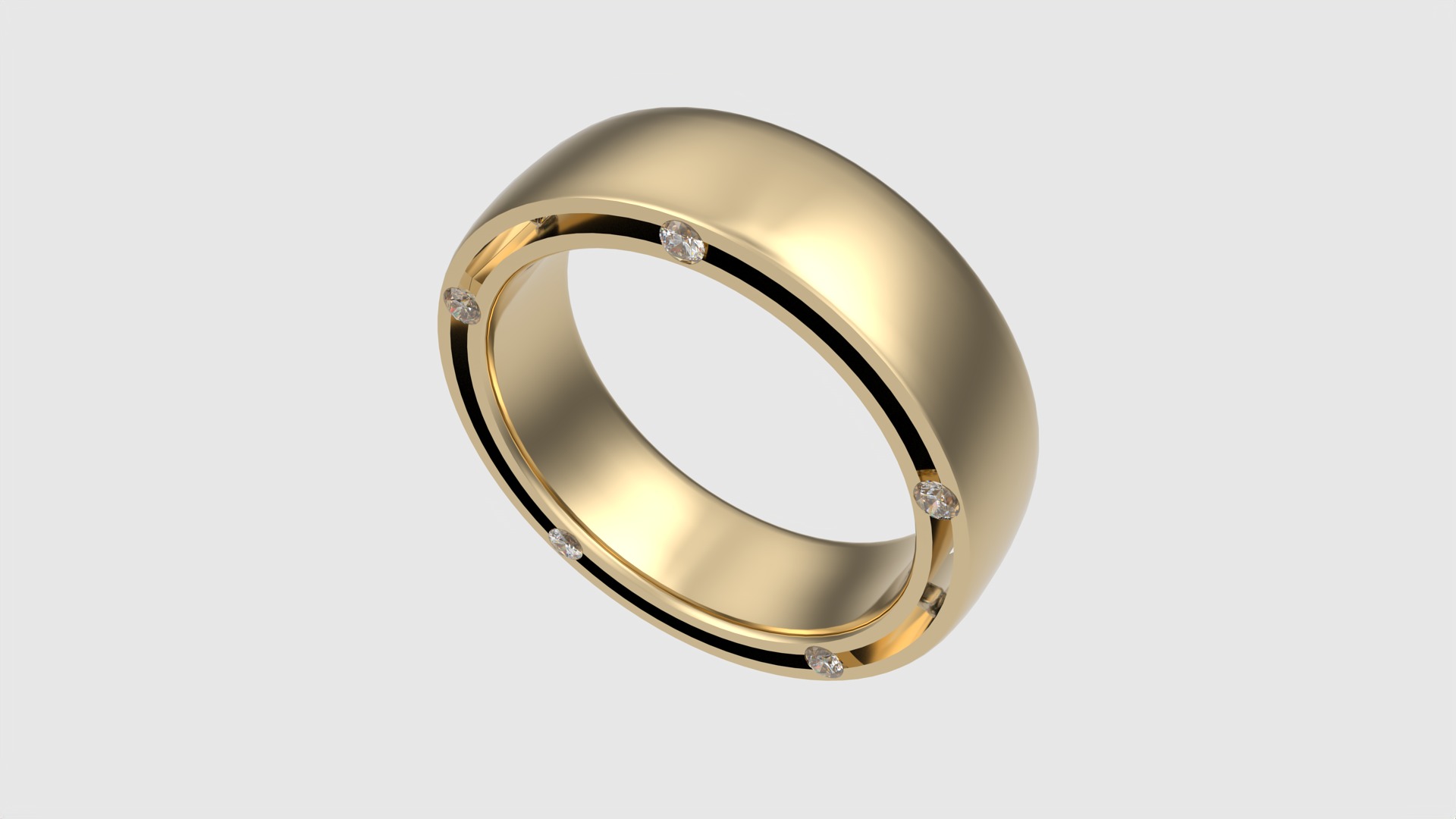 Modern Inlay Stone Band JDBCo 3D print model_22