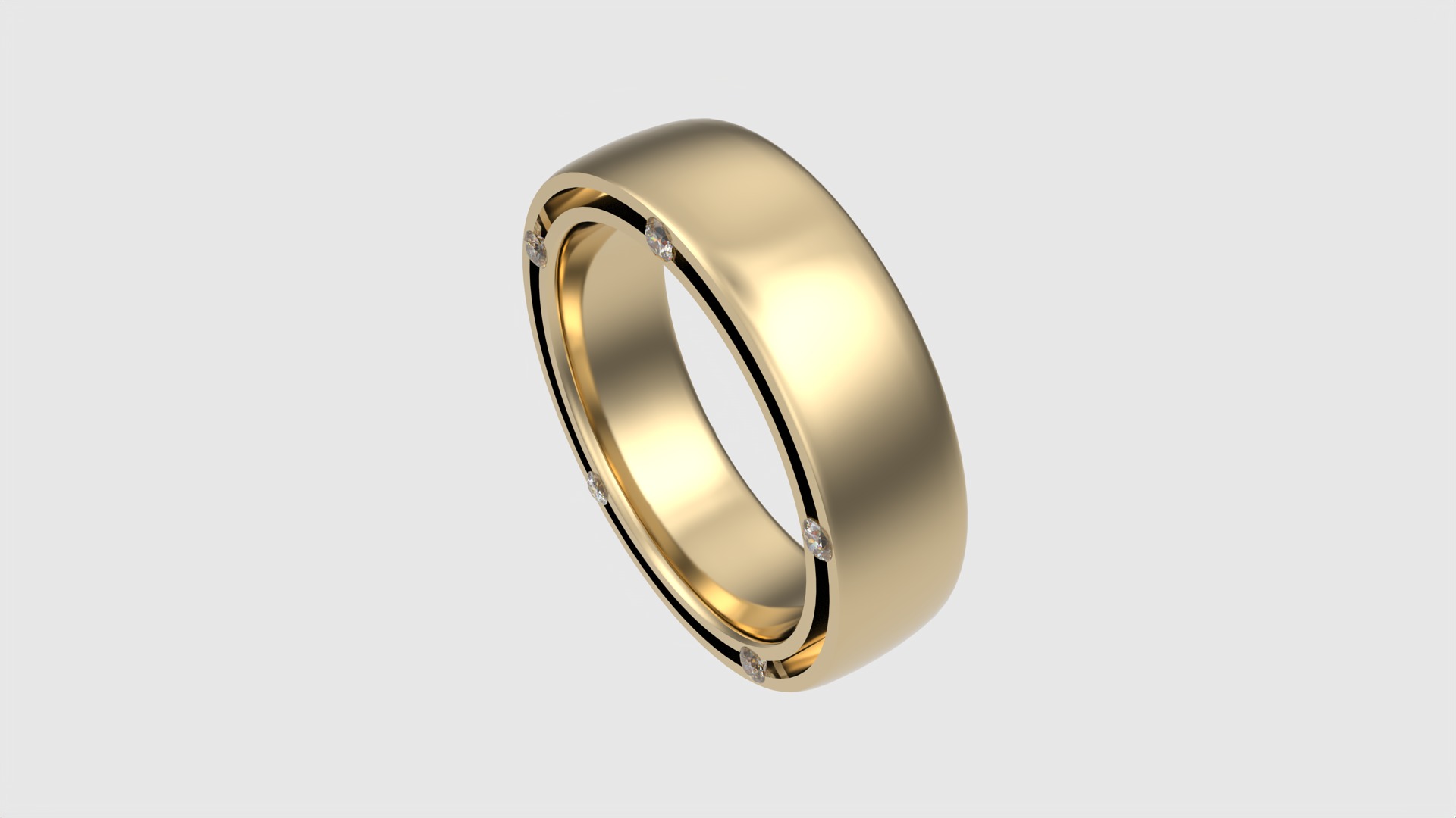 Modern Inlay Stone Band JDBCo 3D print model_21