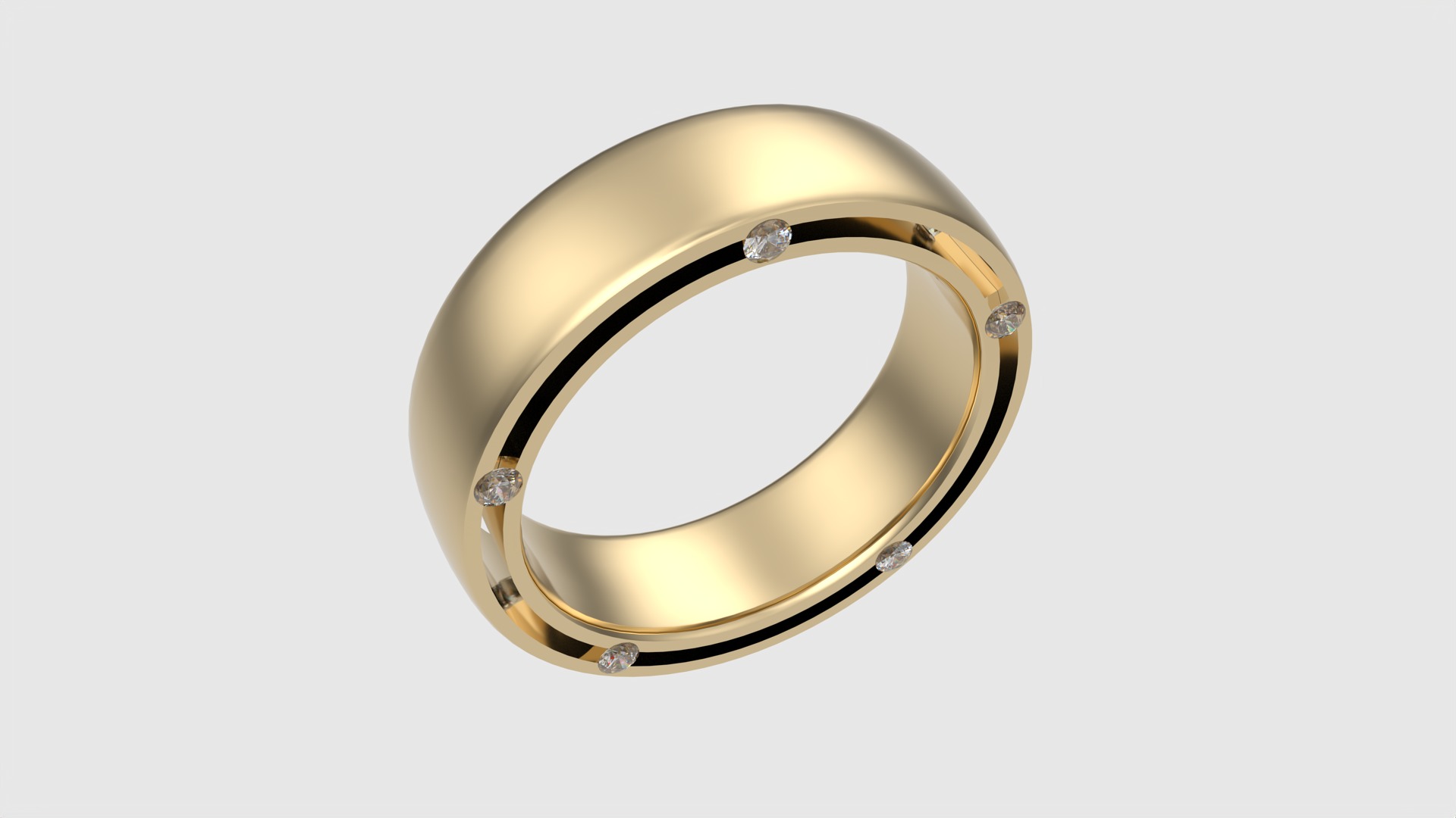 Modern Inlay Stone Band JDBCo 3D print model_17