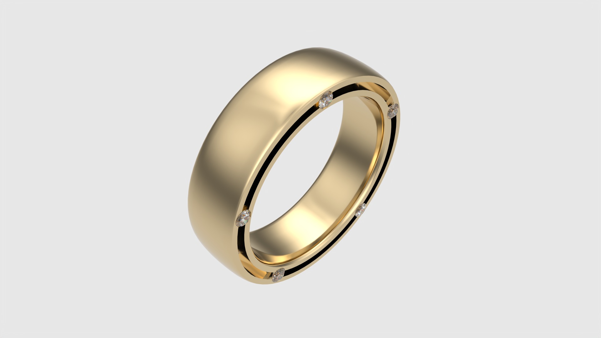 Modern Inlay Stone Band JDBCo 3D print model_25