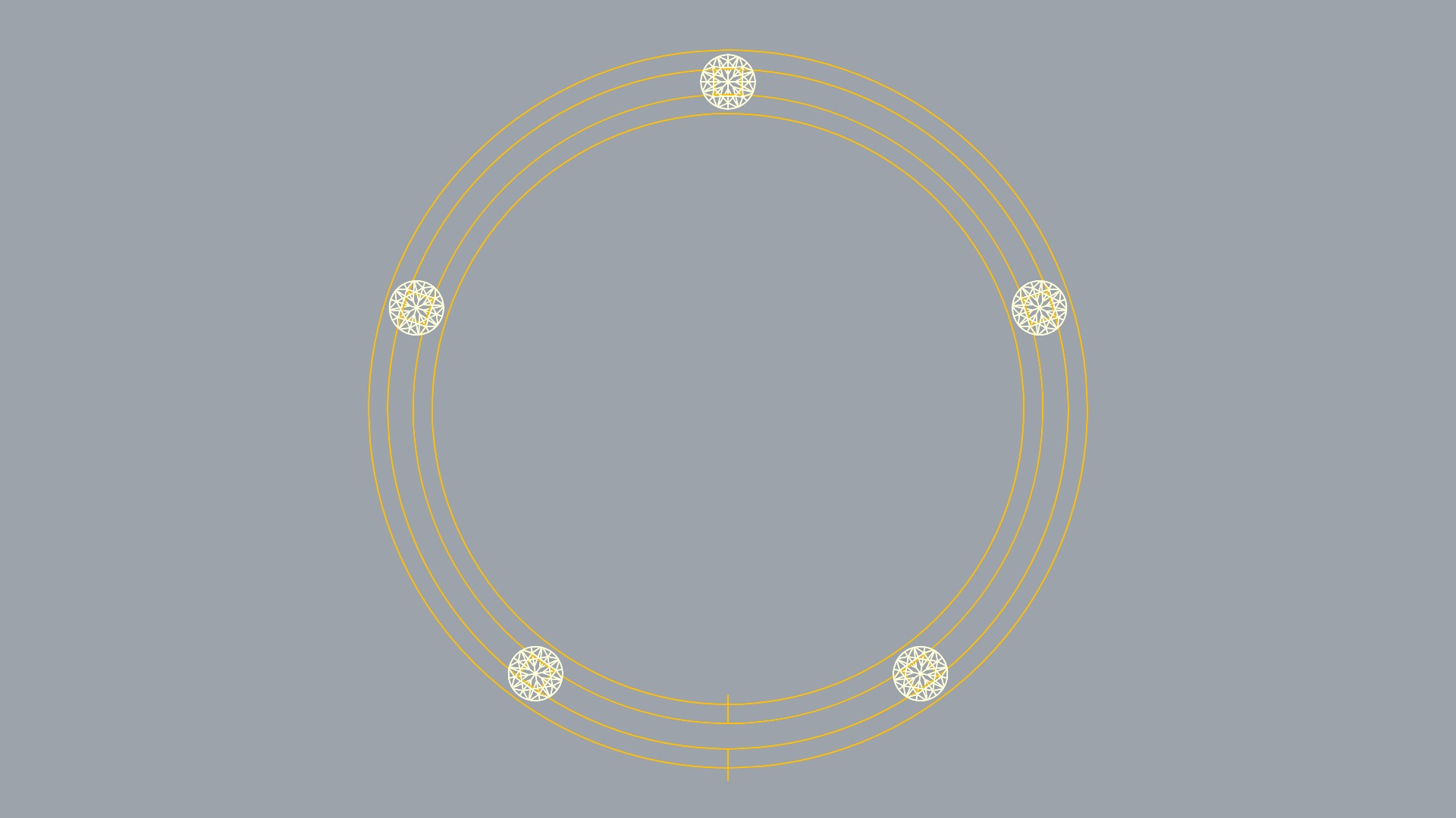 Modern Inlay Stone Band JDBCo 3D print model_10