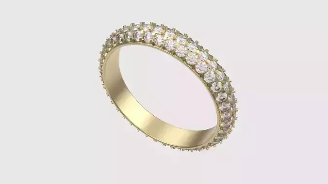 Radiant Double Row Eternity Band JDBCo
