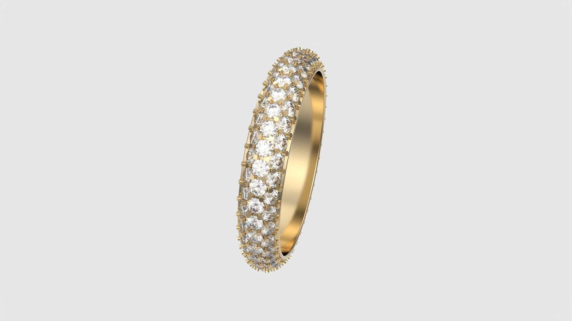 Radiant Double Row Eternity Band JDBCo 3D print model_19