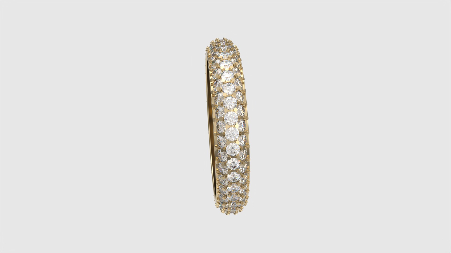 Radiant Double Row Eternity Band JDBCo 3D print model_27