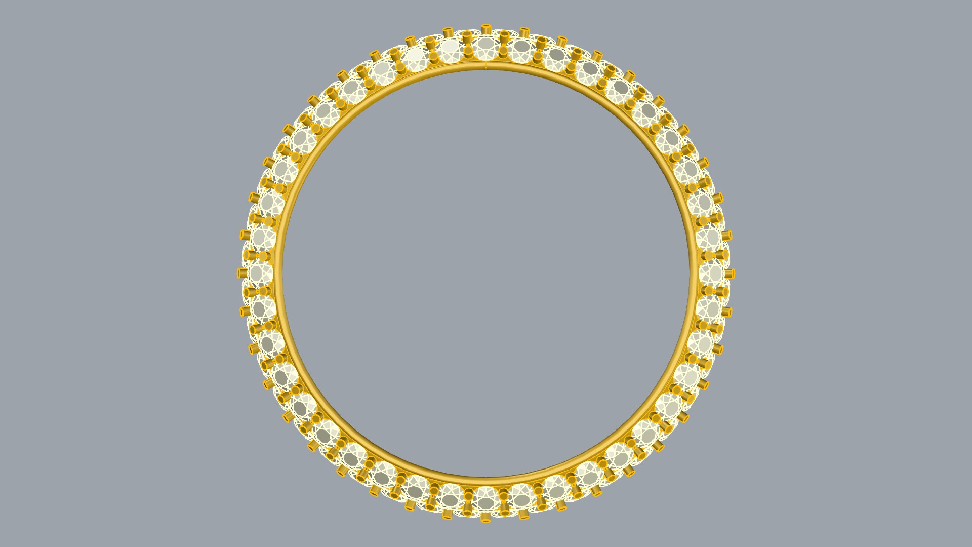 Radiant Double Row Eternity Band JDBCo 3D print model_9